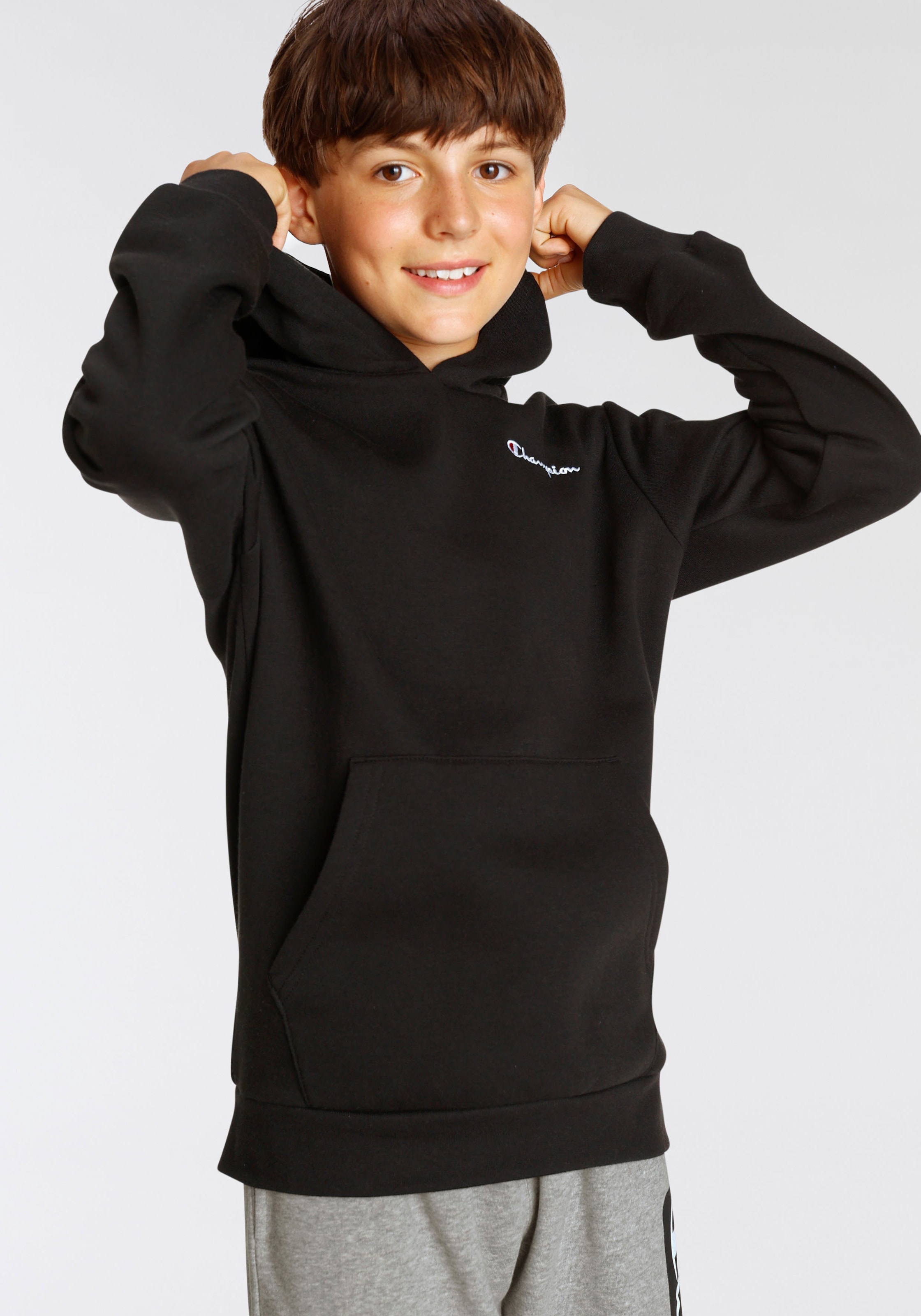 Champion Sweatshirt »Classic Hooded Sweatshirt small Logo - für Kinder«