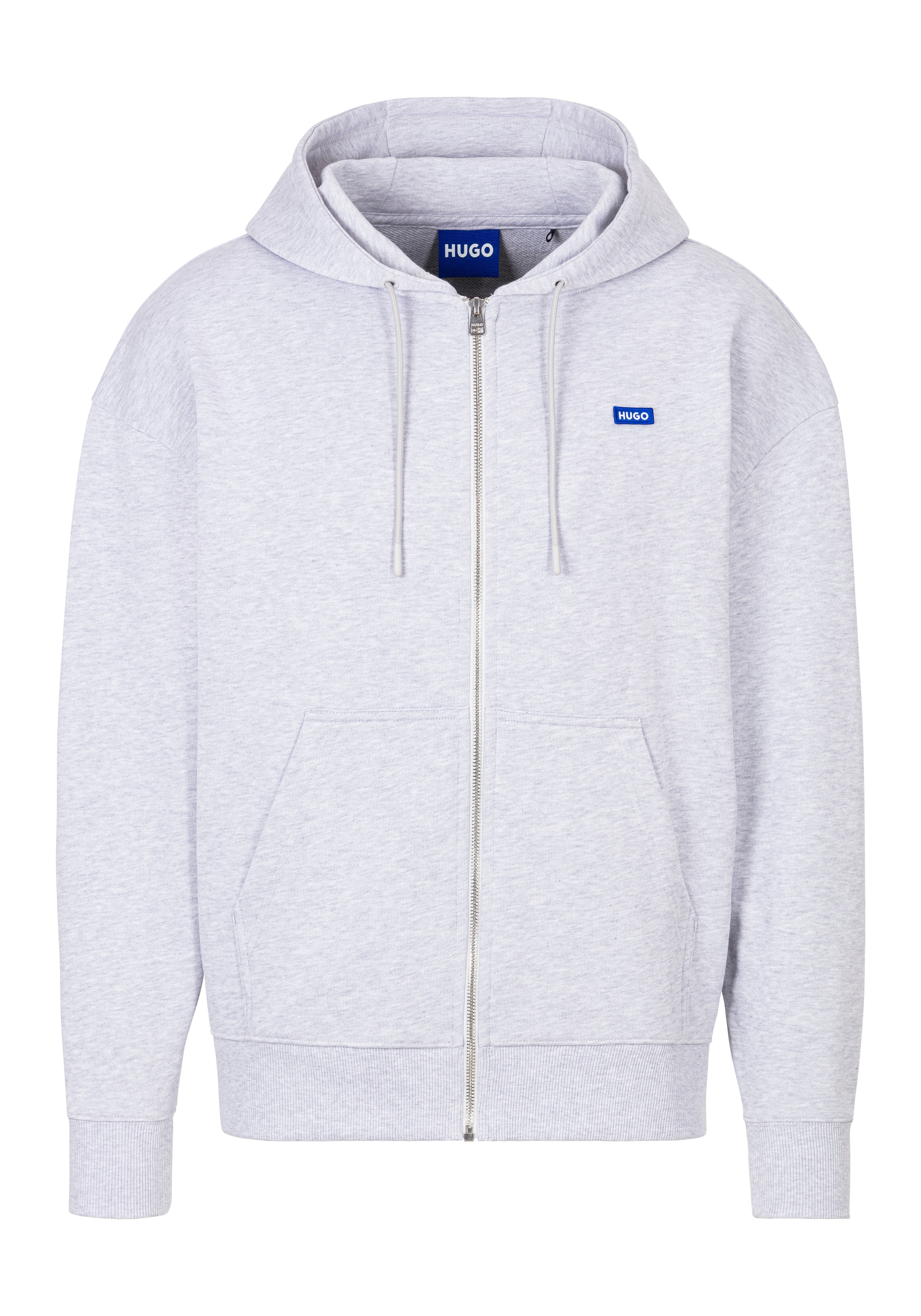 HUGO Blue Sweatjacke »Doa«, mit Kapuze, Logo-Badge