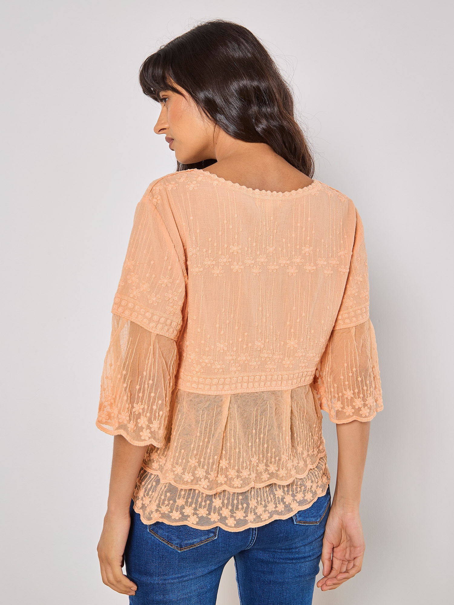 Apricot Klassische Bluse »Bluse« 1 mit Stickerei
