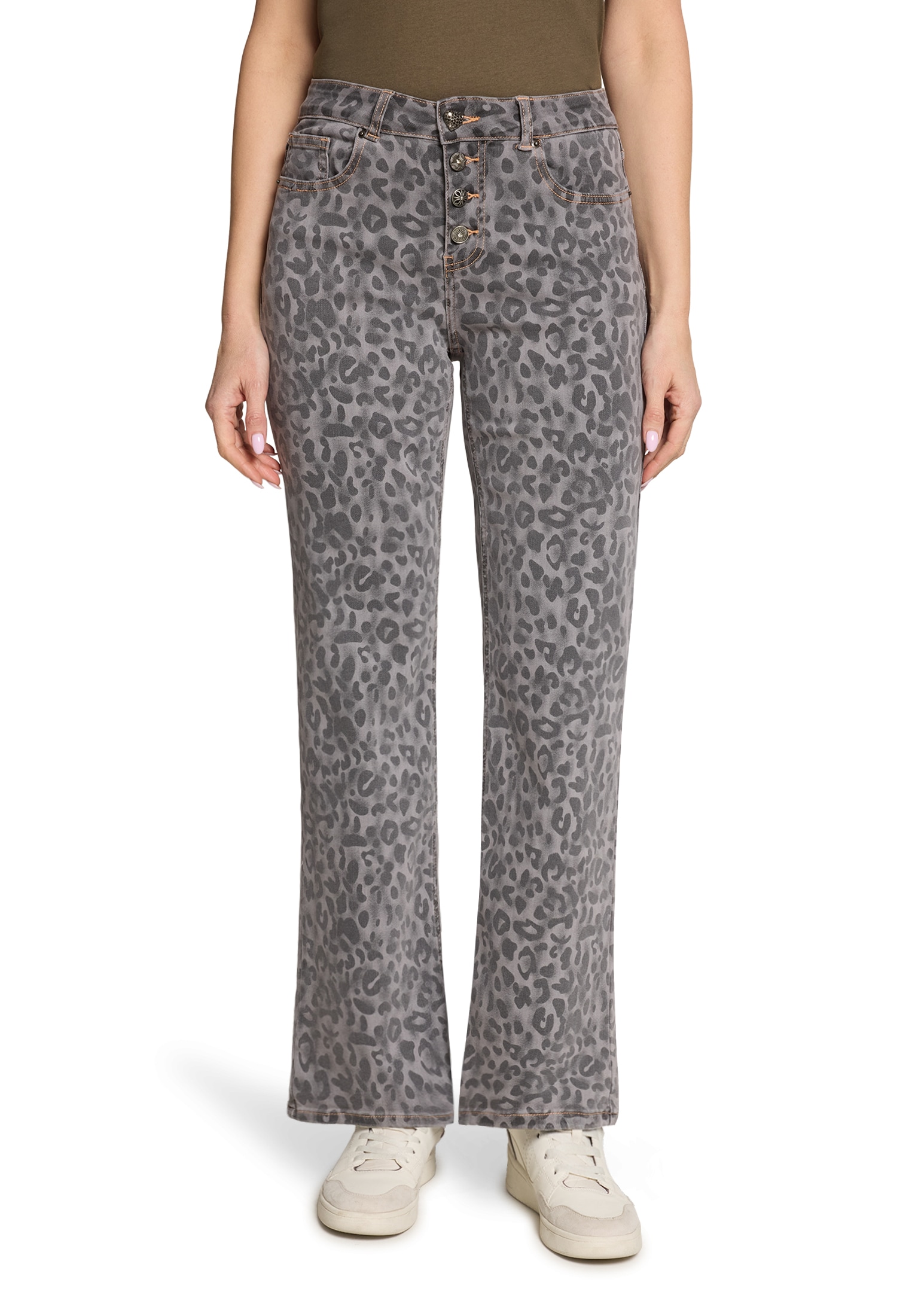 Cartoon Stretch-Hose »Stretch-Jeans mit Muster«