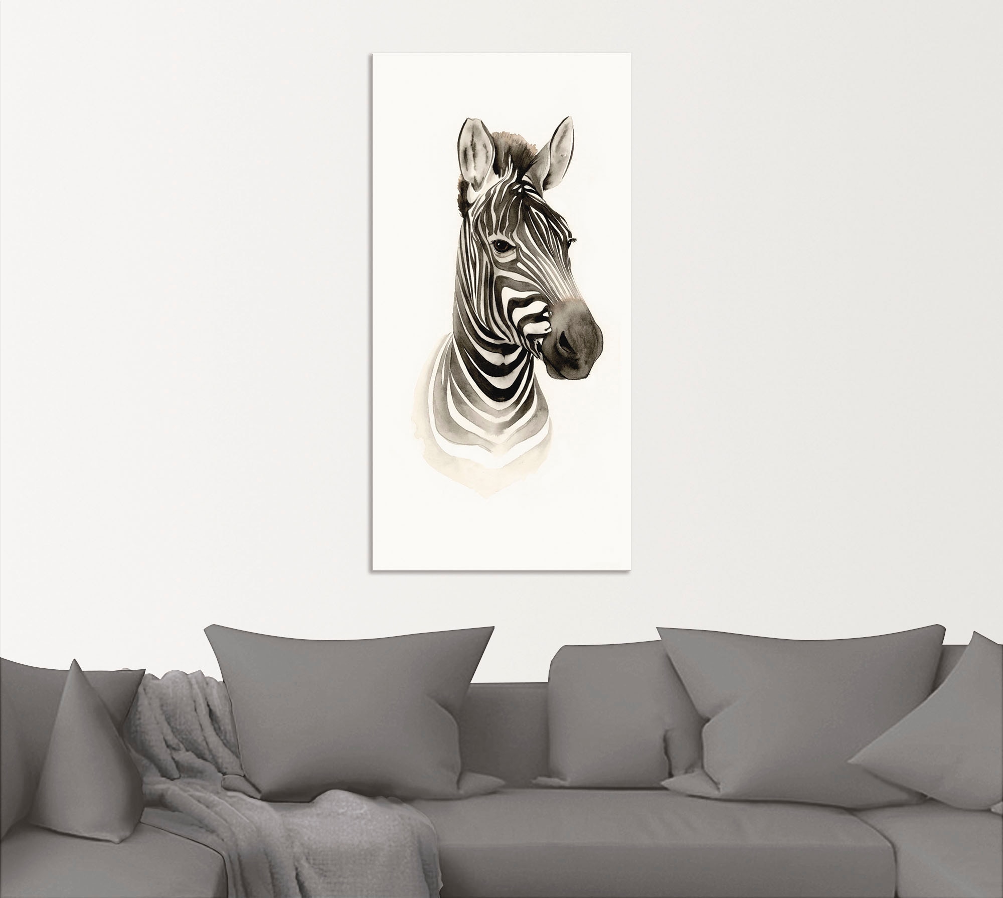 Artland Wandbild »Safari Porträt I«, Wildtiere, (1 St.), als Alubild, Outdoorbild, Leinwandbild, Wandaufkleber, versch. Größen