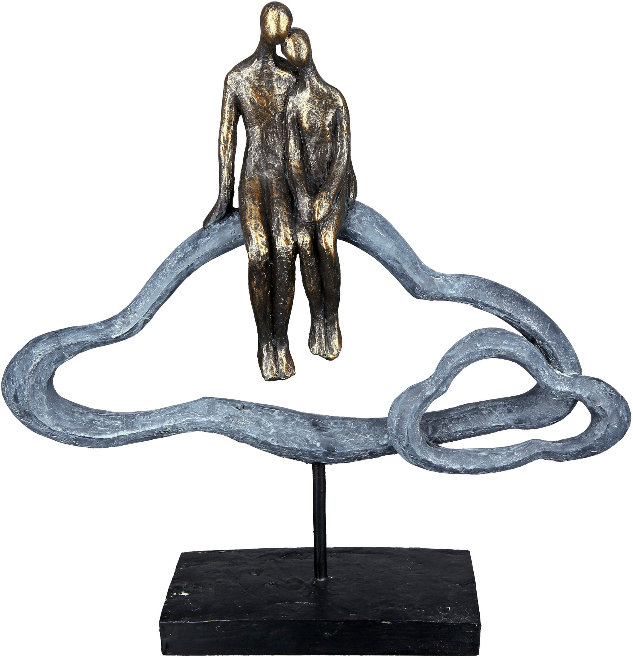 Casablanca by Gilde Online Shop (1 Dekofigur im OTTO grau Lovecloud, St.), »Skulptur bronzefarben/grau«