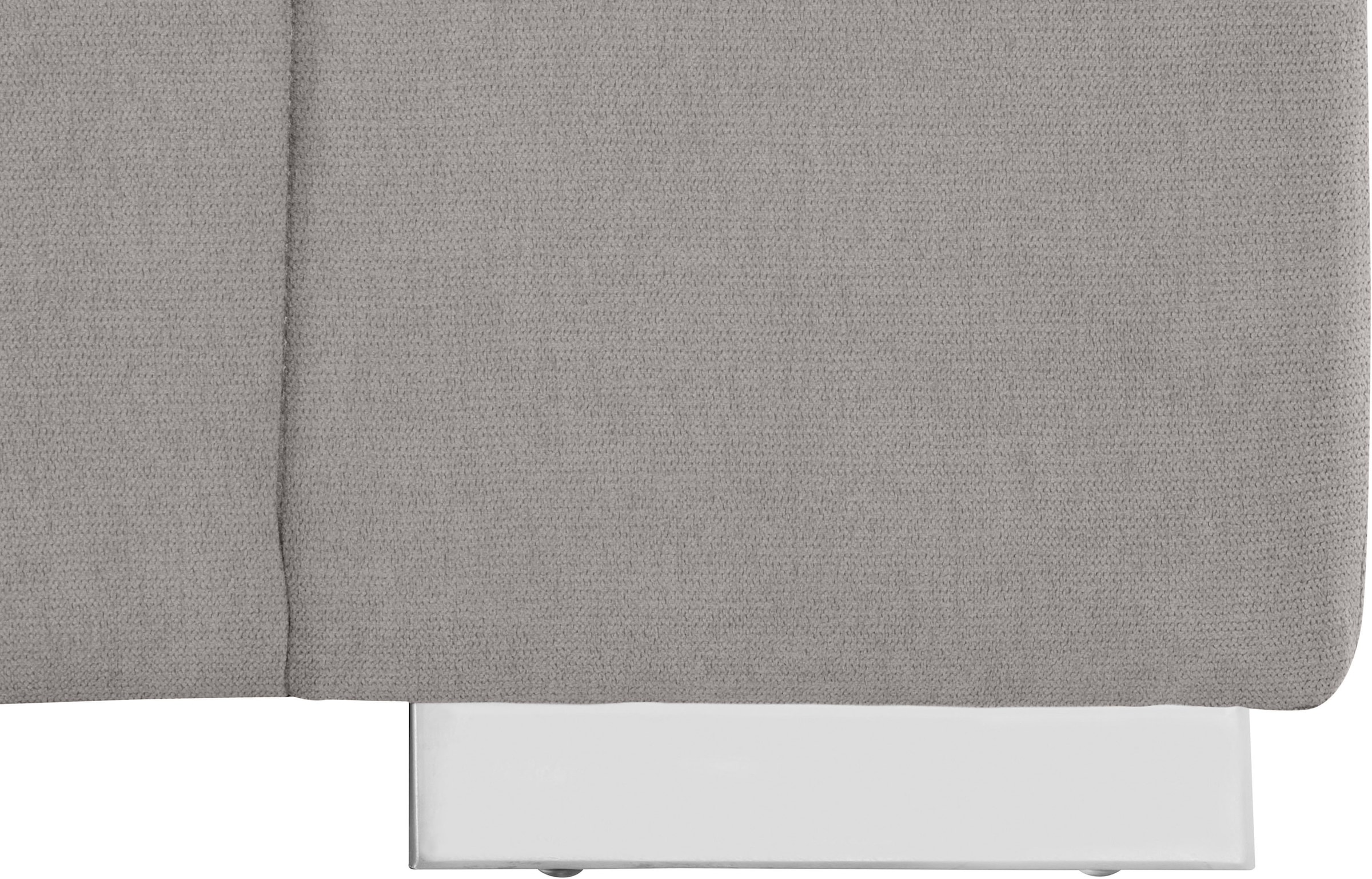 COTTA Ecksofa »Orion L-Form« mit 2x Kopfteilverstellung & 3 Nierenkissen