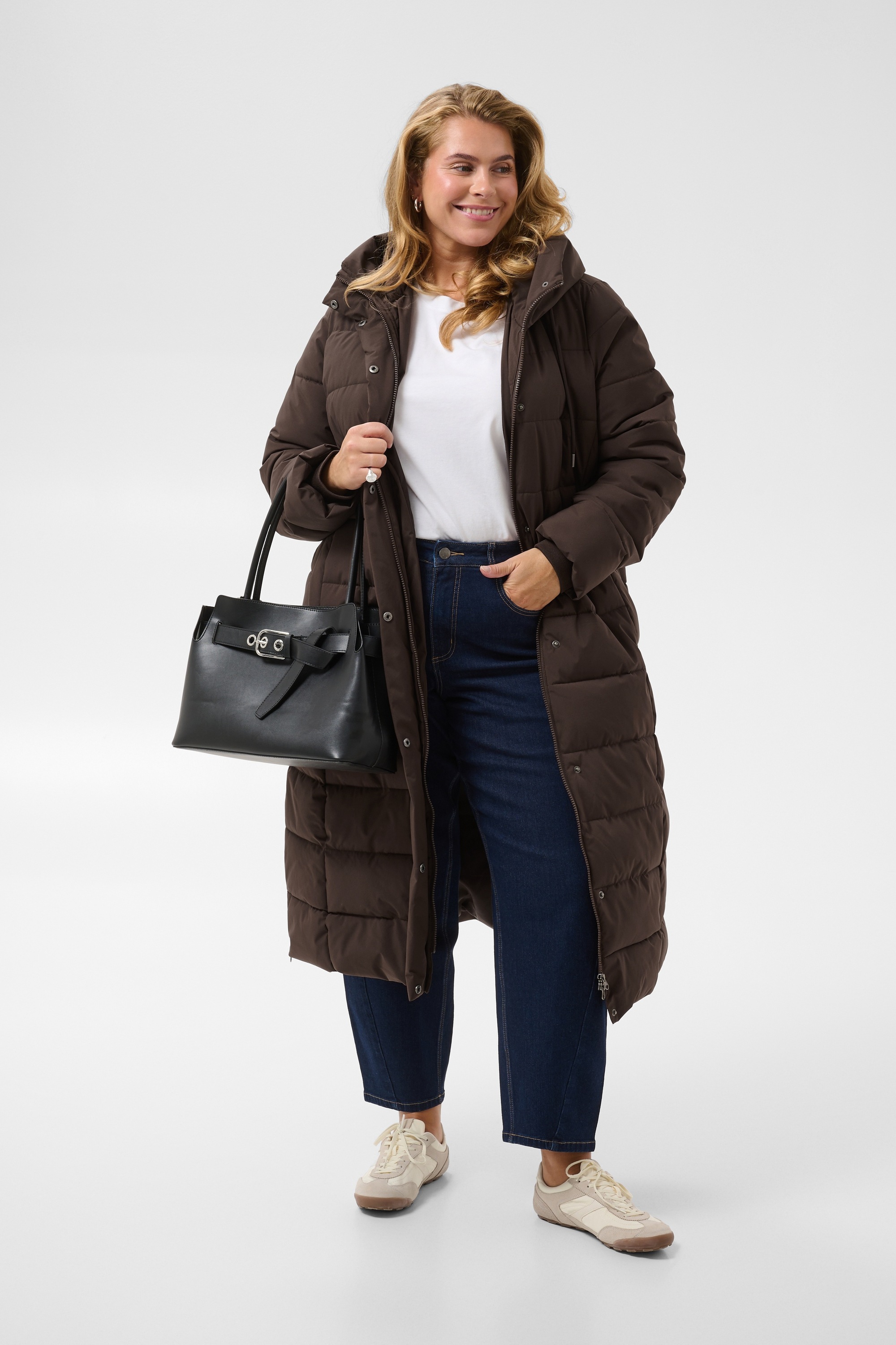 KAFFE Curve Wintermantel »KAFFE Curve Jacke KCserina«