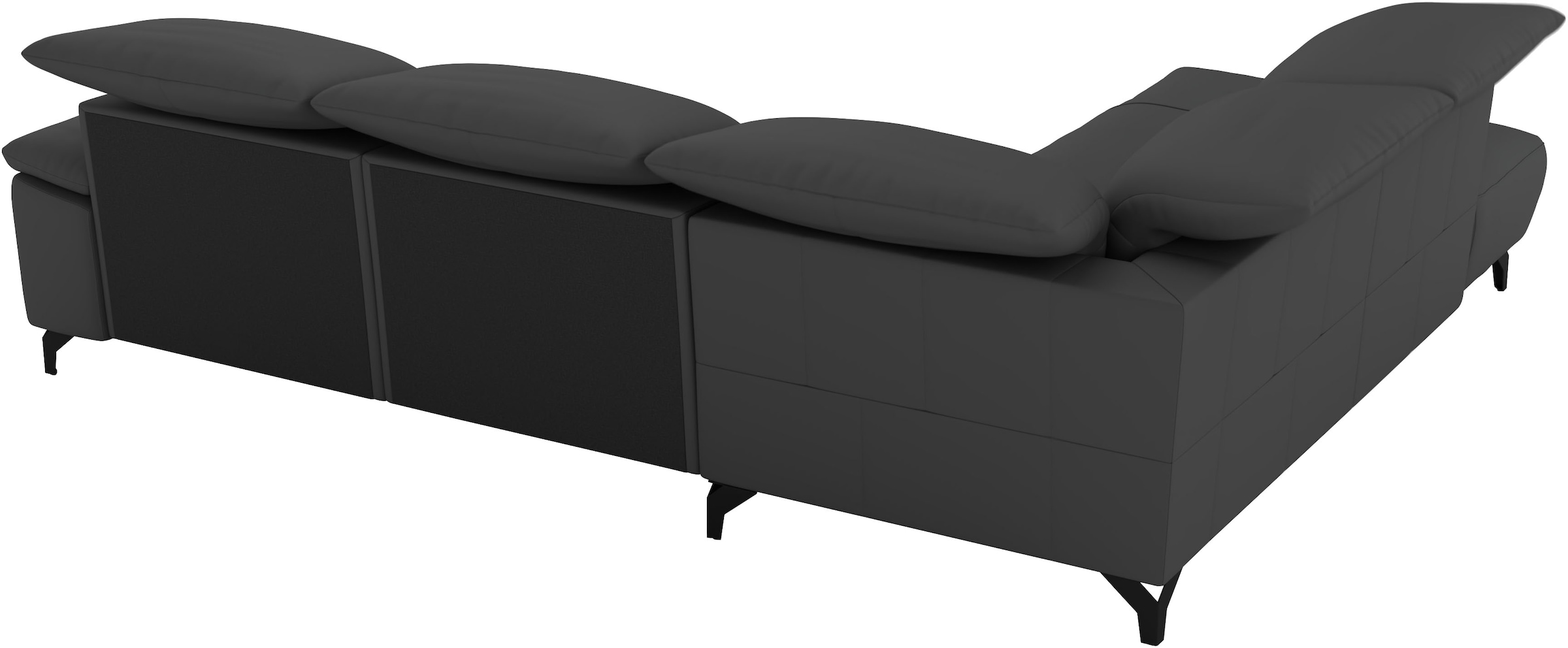 Musterring Ecksofa »MR370« Edles Leder in 3 Farben, Sitzkomfort nach Wahl, Maße 288 x 241 cm