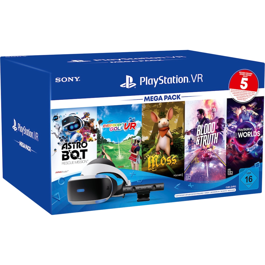 PlayStation 4 Virtual-Reality-Brille »VR Mega Pack 3«
