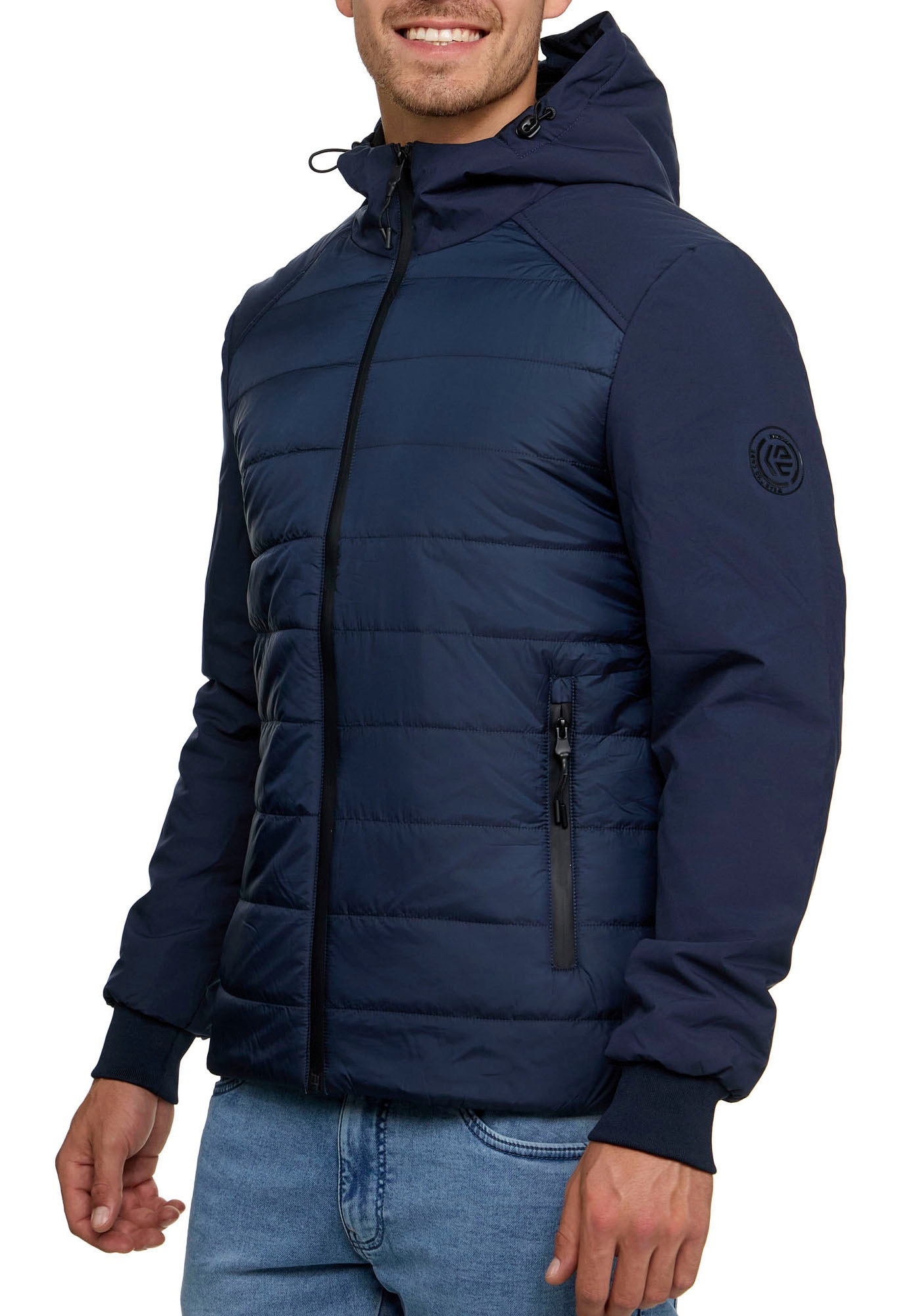 Indicode Steppjacke »INNoqual«, mit Kapuze