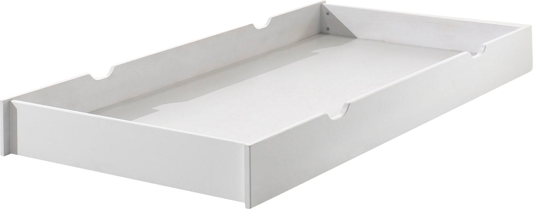 Vipack Bettschubkasten »ERIK«, mit Griffmulden, lackierte Oberfläche, leicht zu bedienen durch Rollen