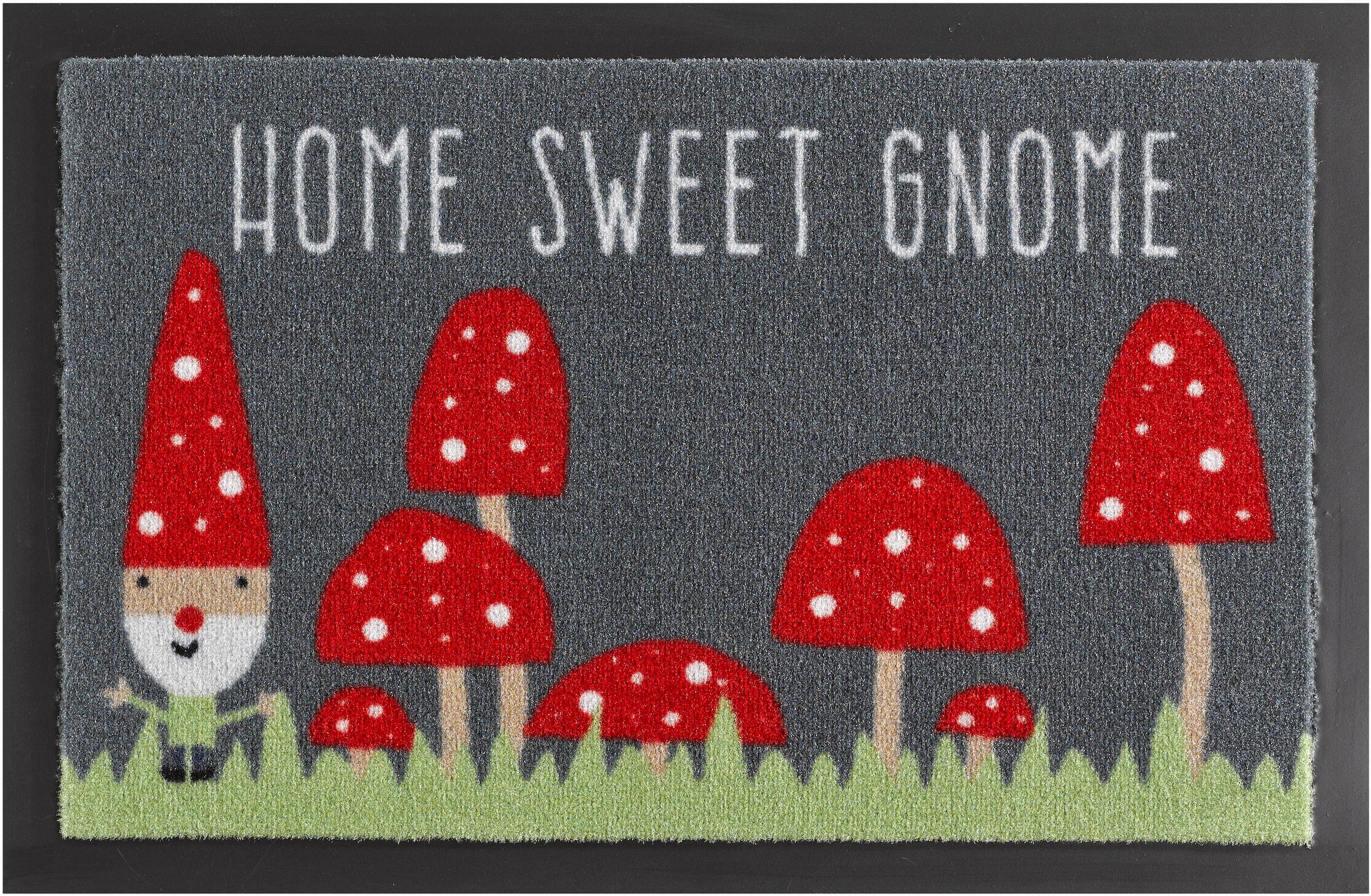 HANSE Home Fußmatte »Home Sweet Gnome«, rechteckig, Schmutzfangmatte,  Türmatte, Waschbar, Wettesfest, Rutschfest, Außen online bei OTTO