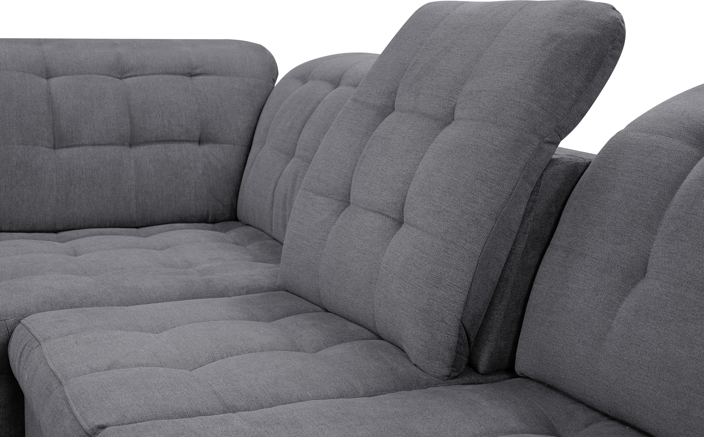 WERK2 Wohnlandschaft »Kordula-New U-Form«, Sofa in U-Form mit Schlaffunktion & Bettkasten, Schlafcouch