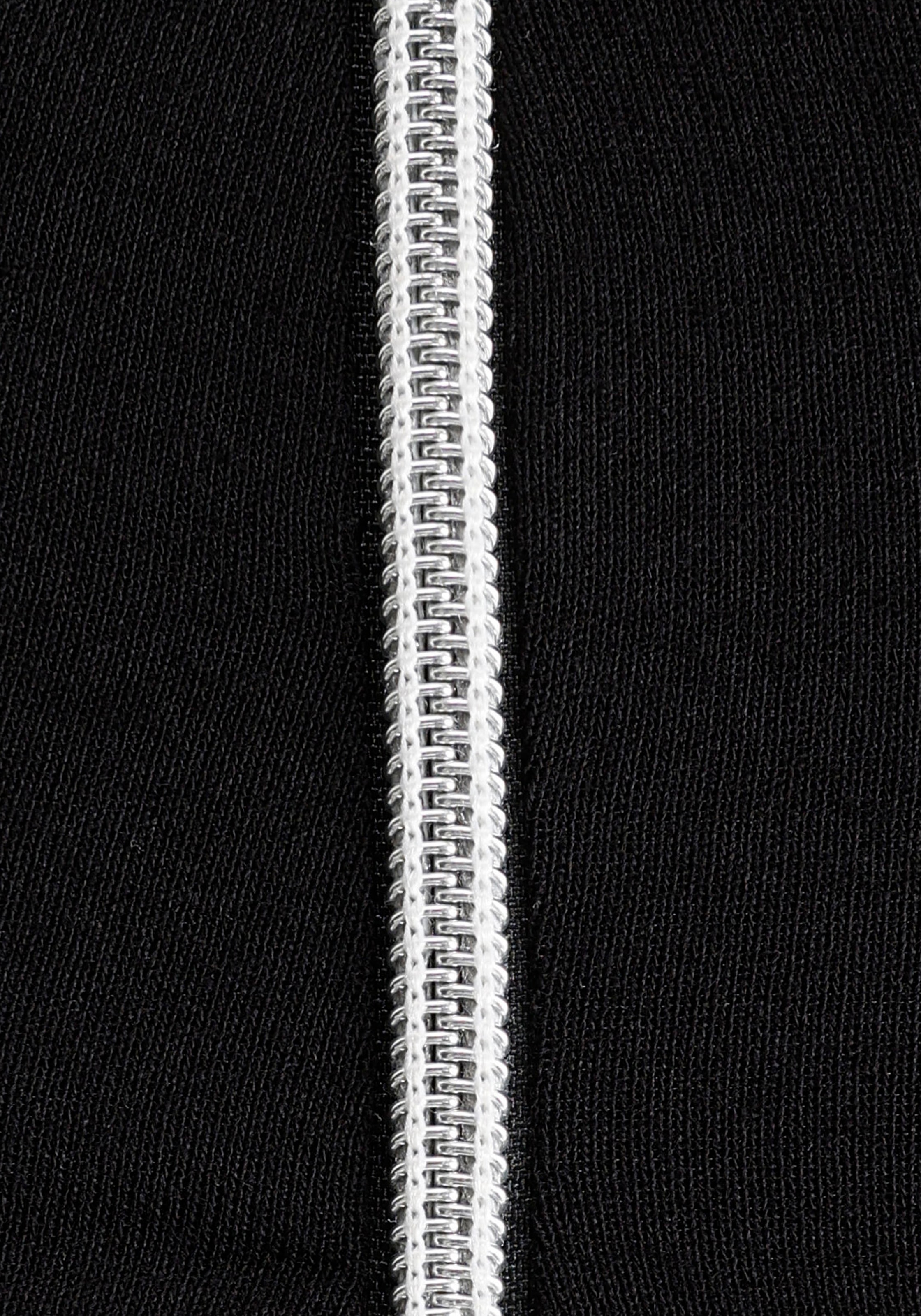 Melrose 3/4-Arm-Shirt, mit Schlitzen und Zierreißverschluss