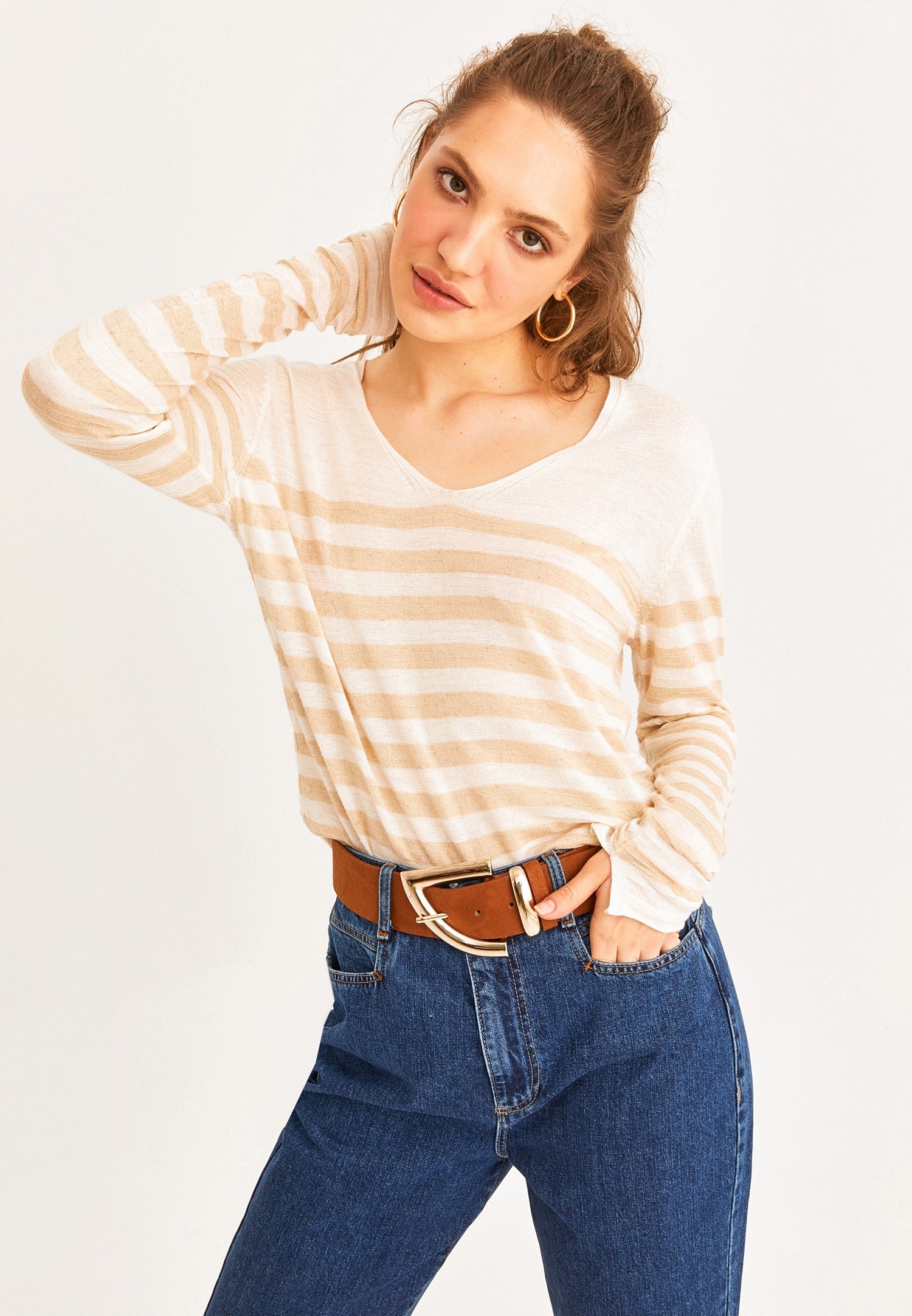 OXXO Streifenpullover, mit Streifen
