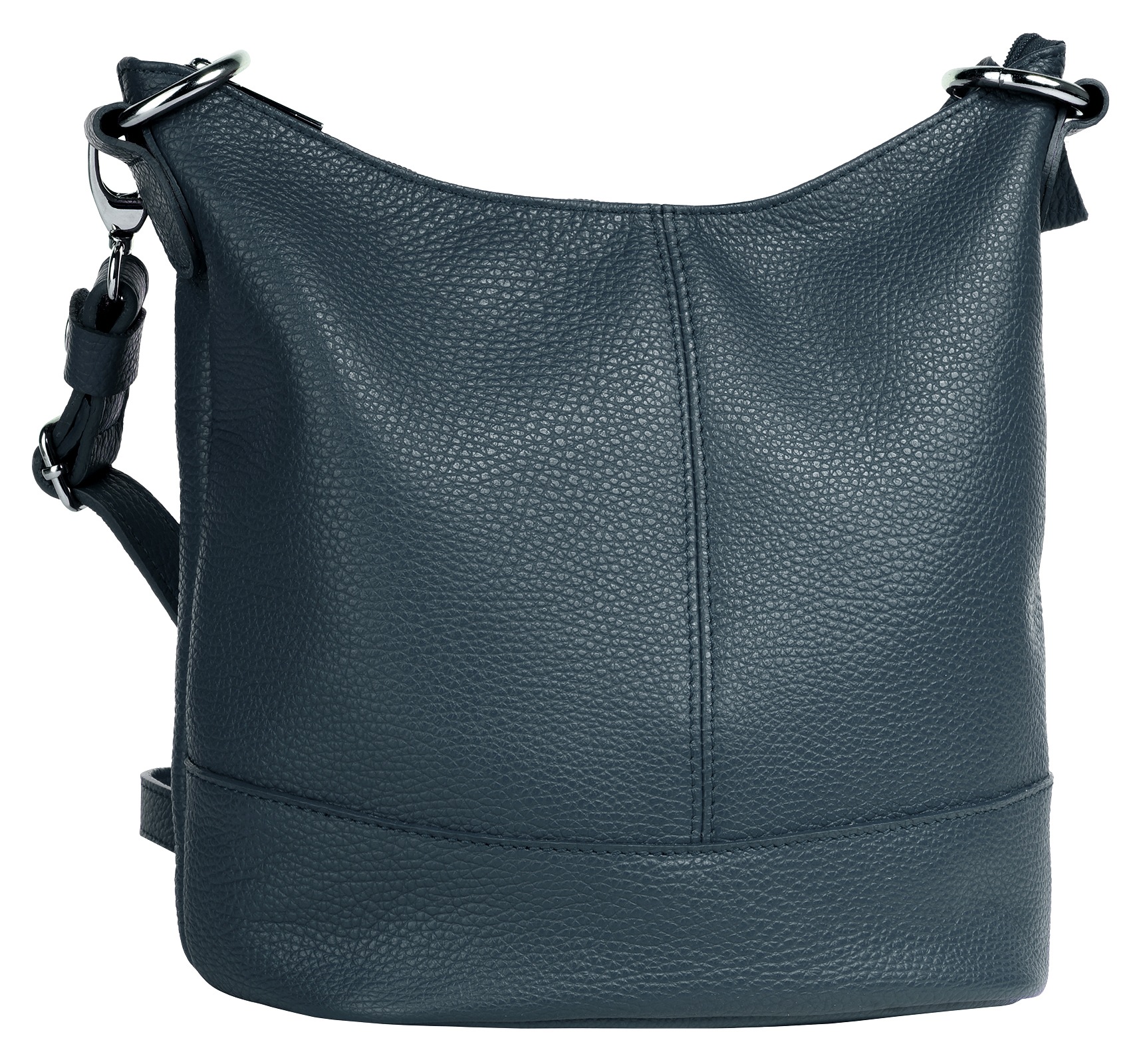 Cluty Umhängetasche, echt Leder, Made in Italy