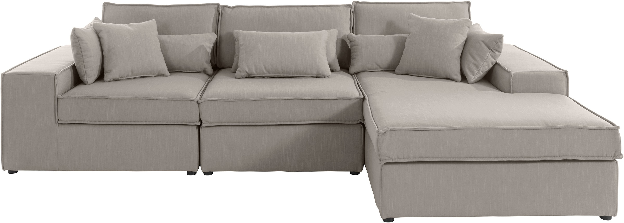 RAUM.ID Ecksofa »Florid L-Form«, 3 Teile, bestehend aus Modulen, viele Bezugsqualitäten, auch in Cord