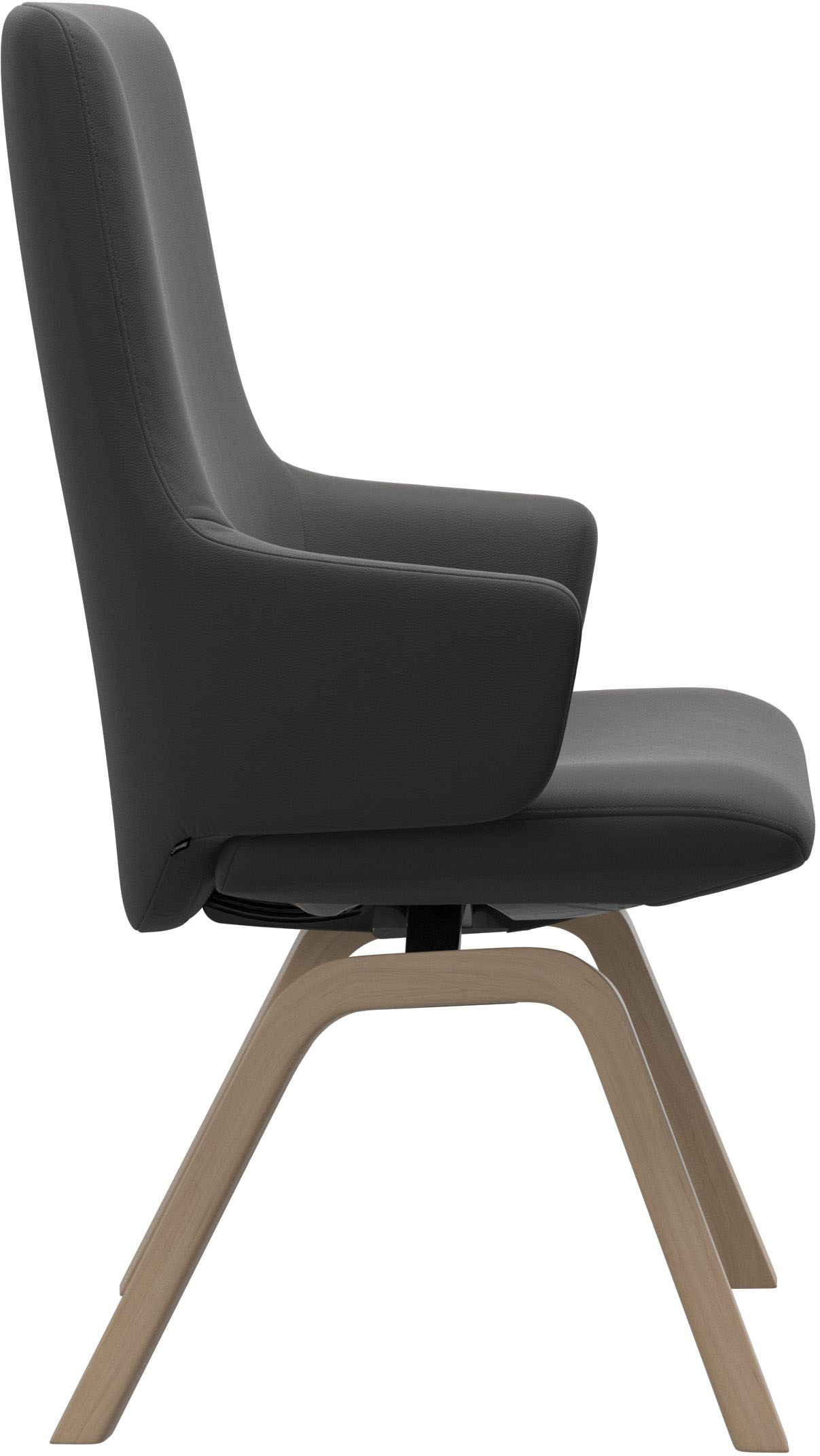 Stressless® Polsterstuhl »Laurel«, Leder PALOMA, High Back mit Armlehne, Größe L, schräggestellte Beine in Walnuss