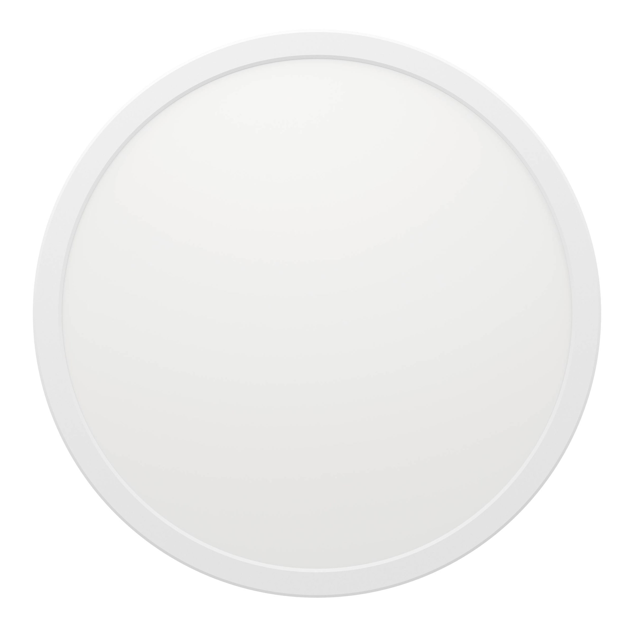 EGLO Deckenleuchte »Rovito Deckenlampe, Deckenbeleuchtung, Badlampe, Kunststoff, IP44« LED-Modul 1 Stk. Kaltweiß | Neutralweiß | Warmweiß Wand-/Deckenleuchte - H3 x Ø38,9 cm - weiß - 18,5W inkl.