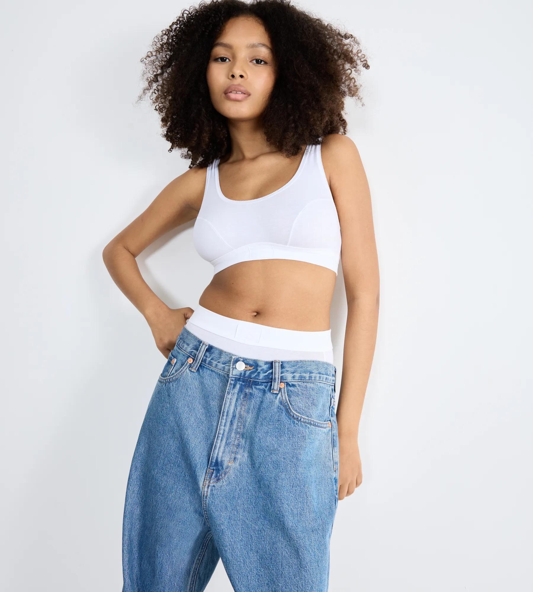 sloggi Bustier »Double Comfort T« mit verstärktem Brustbereich, weich, atmungsaktiv