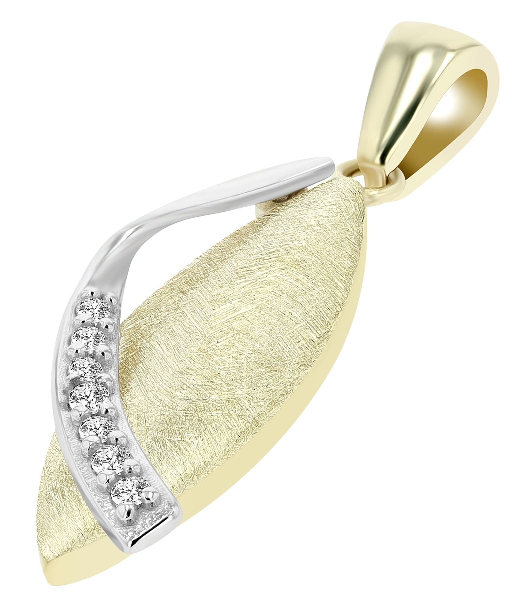 Adelia´s Kettenanhänger »Damen Anhänger aus 333 Gold mit Zirkonia«