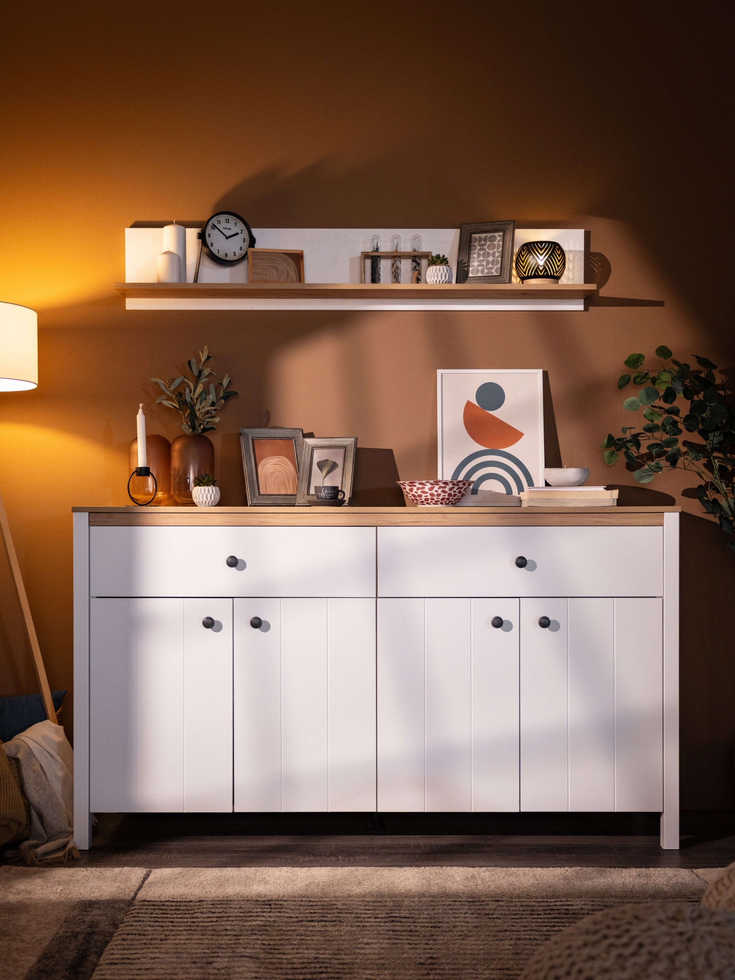 Home affaire Wandregal »BEDFORD, Schwebendes Regal, Wandkonsole, Wandboard« Ablageboden, Wandmontiert,  Gesamtbreite 137,5 cm