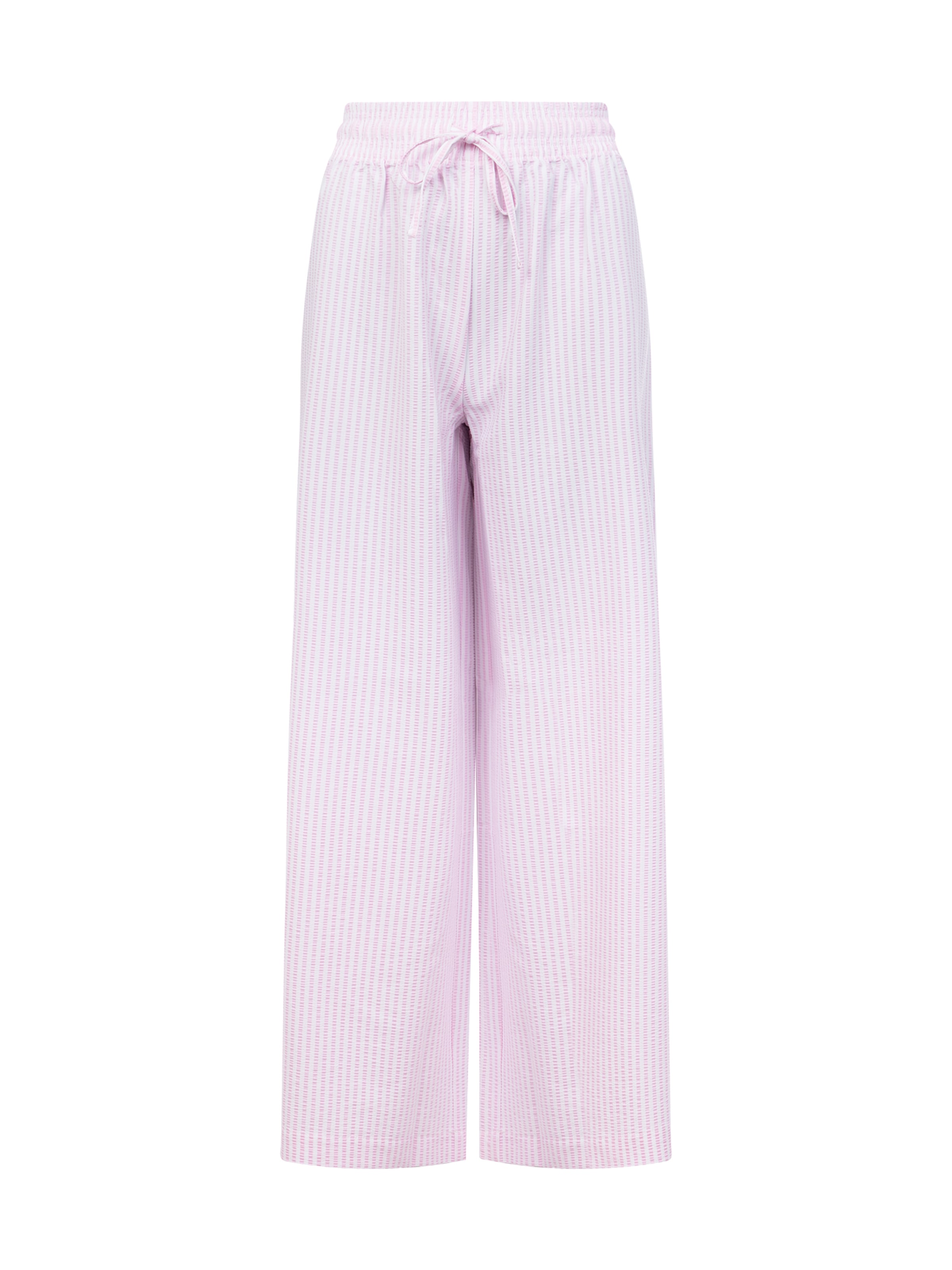 Dorina Pyjamahose »Diana«  Gummizug, Bindeband, gestreift, weites Bein