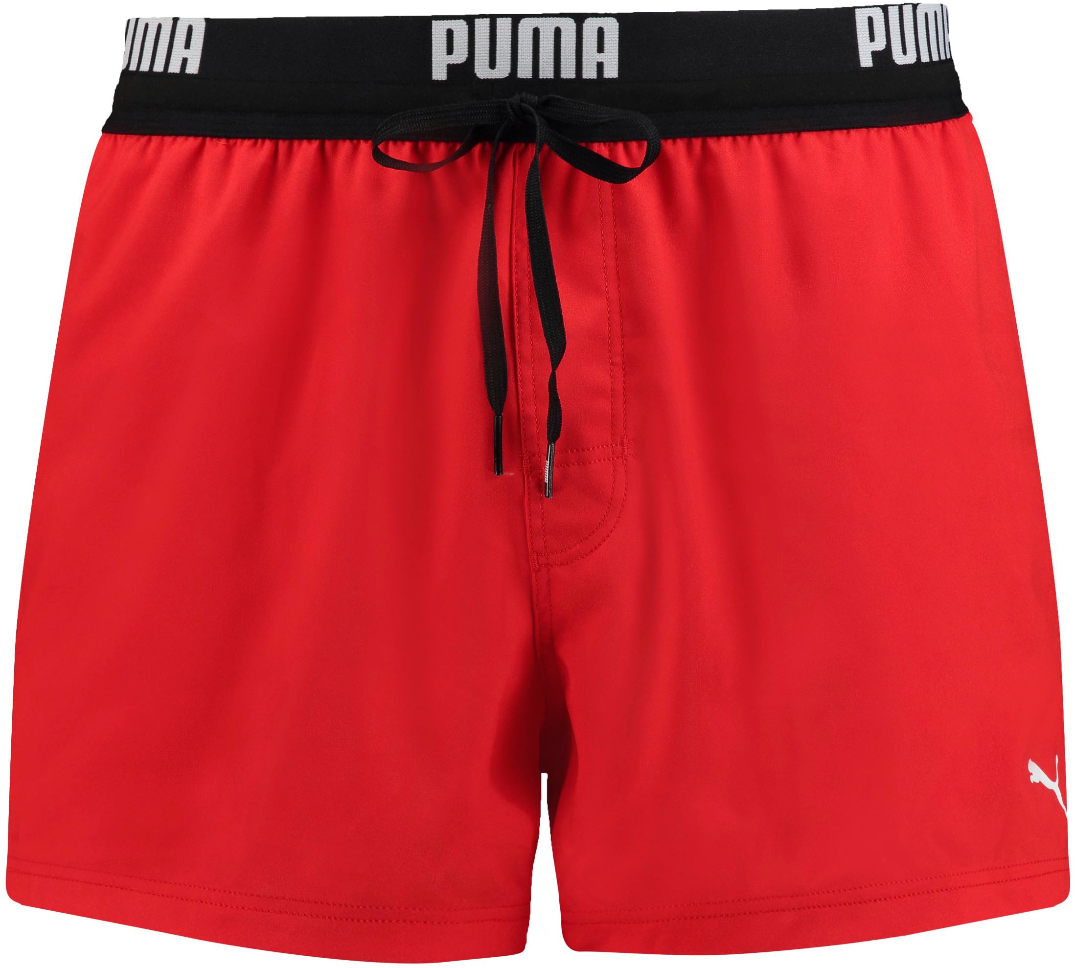 PUMA Badeshorts, mit elastischem Logobund