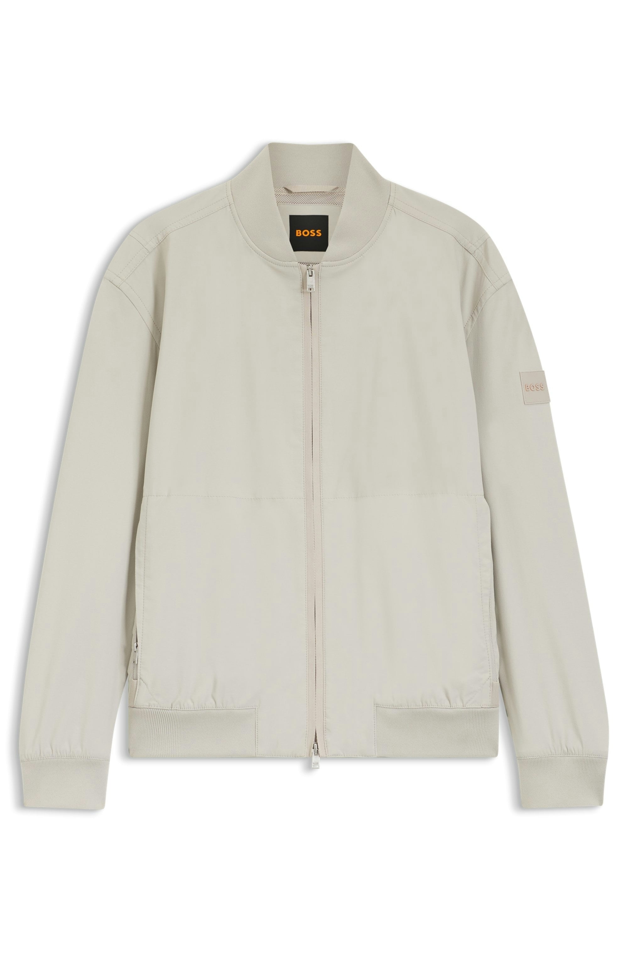 BOSS ORANGE Blouson »Osruf« Rippbündchen, Regular Fit, 2-wege-Reißverschluss