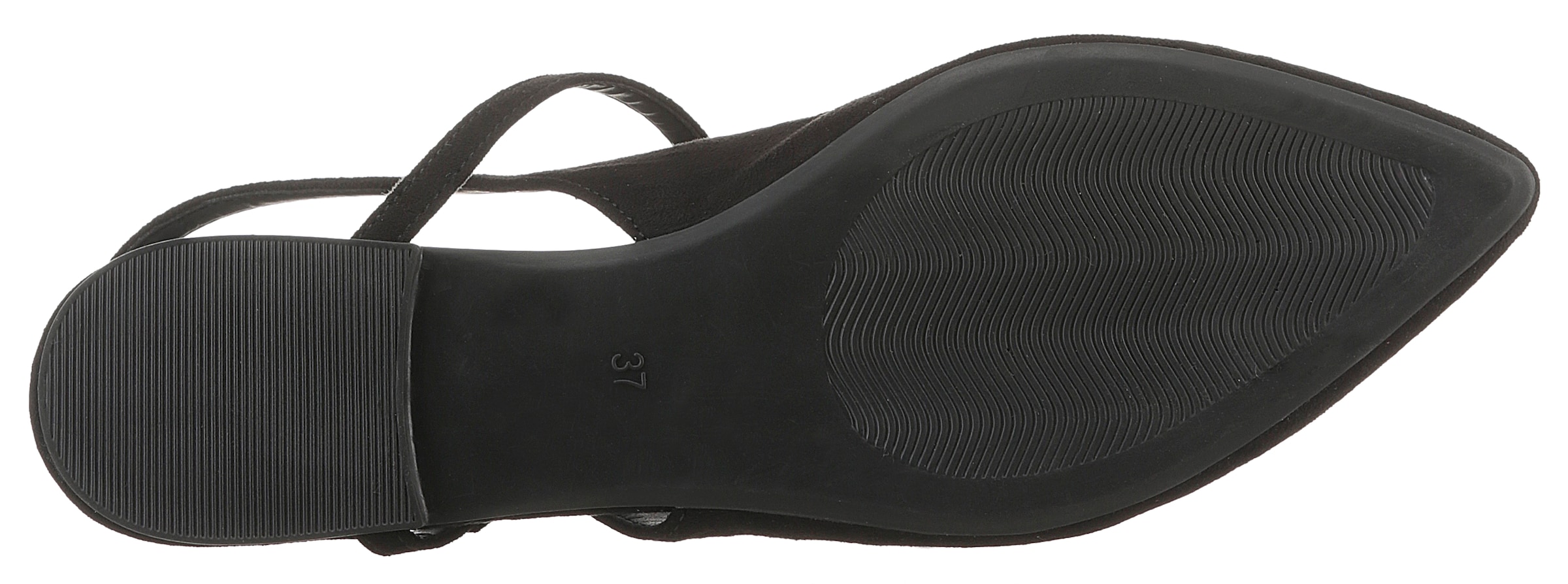 Aniston SHOES Slingpumps, Flat, Sommerschuh, Riemchensandale - neue KOLLEKTION, schmale Form