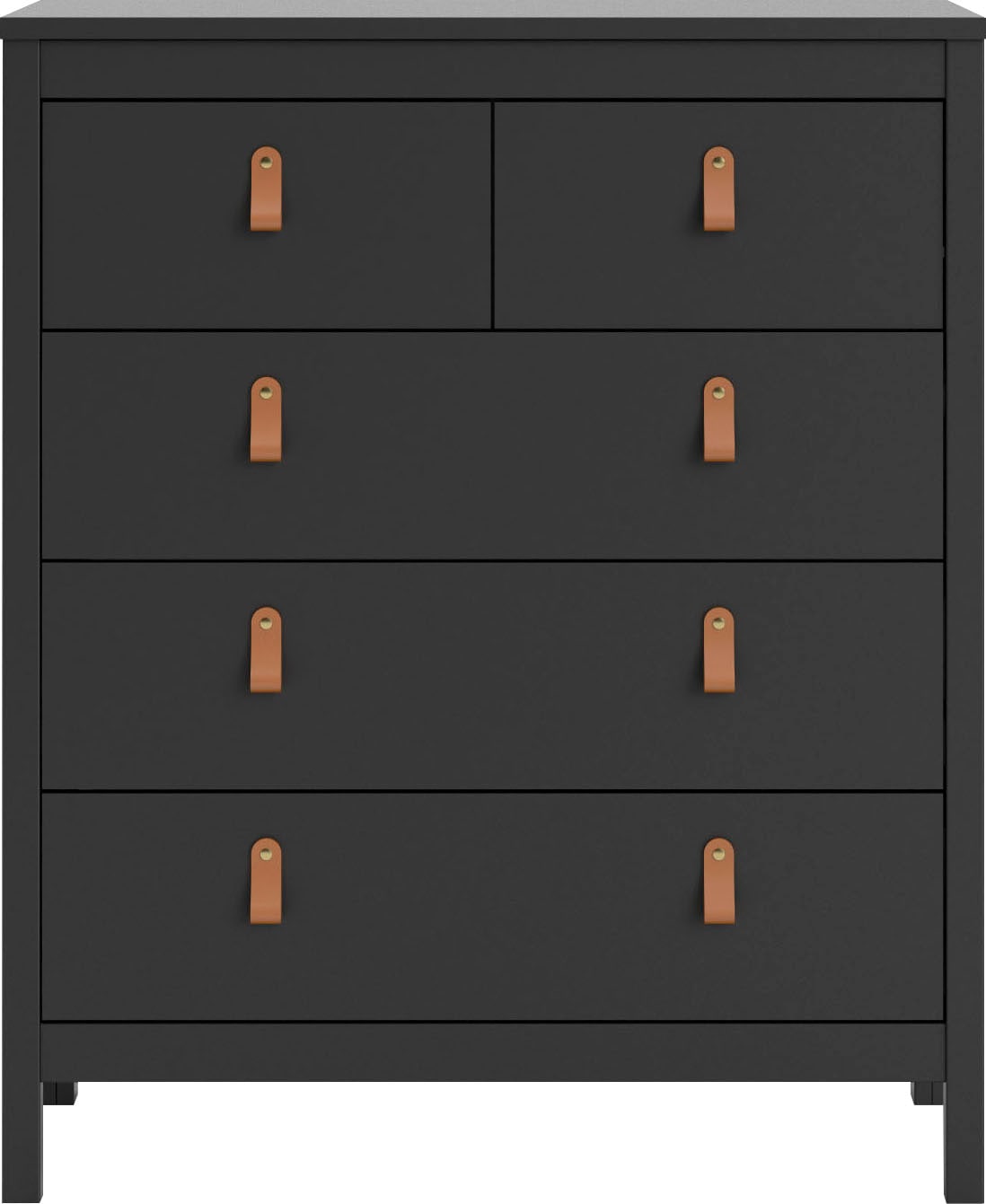 Home affaire Kommode »Madrid, Aufbewahrung, Schubladenschrank, Stauraum«, mit 5 Schubladen, Breite 82 cm, Höhe 99 cm