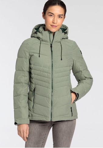 Outdoorjacke, mit Kapuze