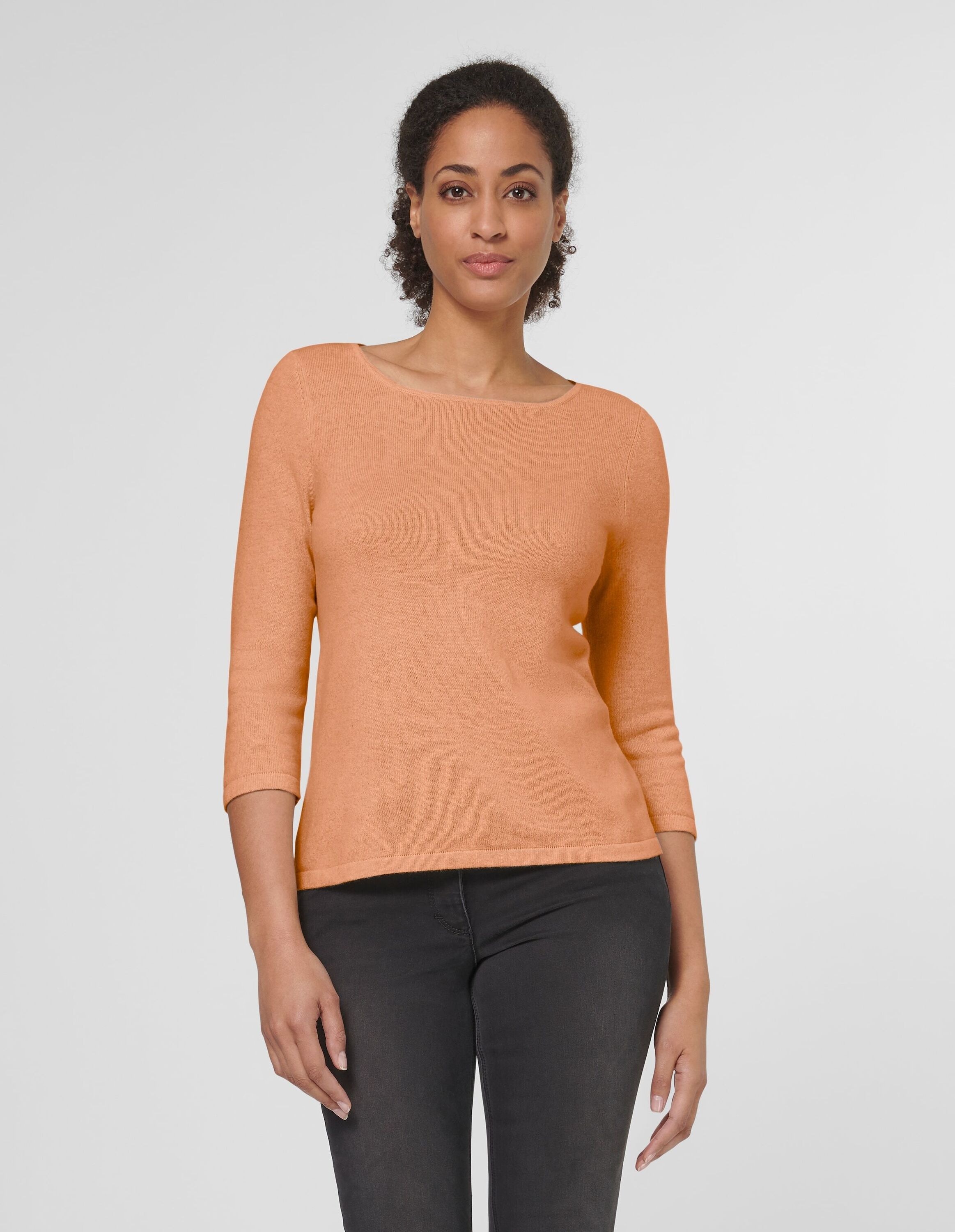 MADELEINE Longpullover »Strickpullover Kaschmirpullover mit U-Boot-Ausschnitt«