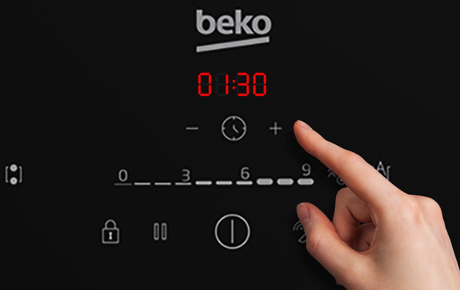 BEKO Flex-Induktions-Kochfeld »HII64601AFTX« Stop&Go – Pause drücken und später genau dort weitermachen