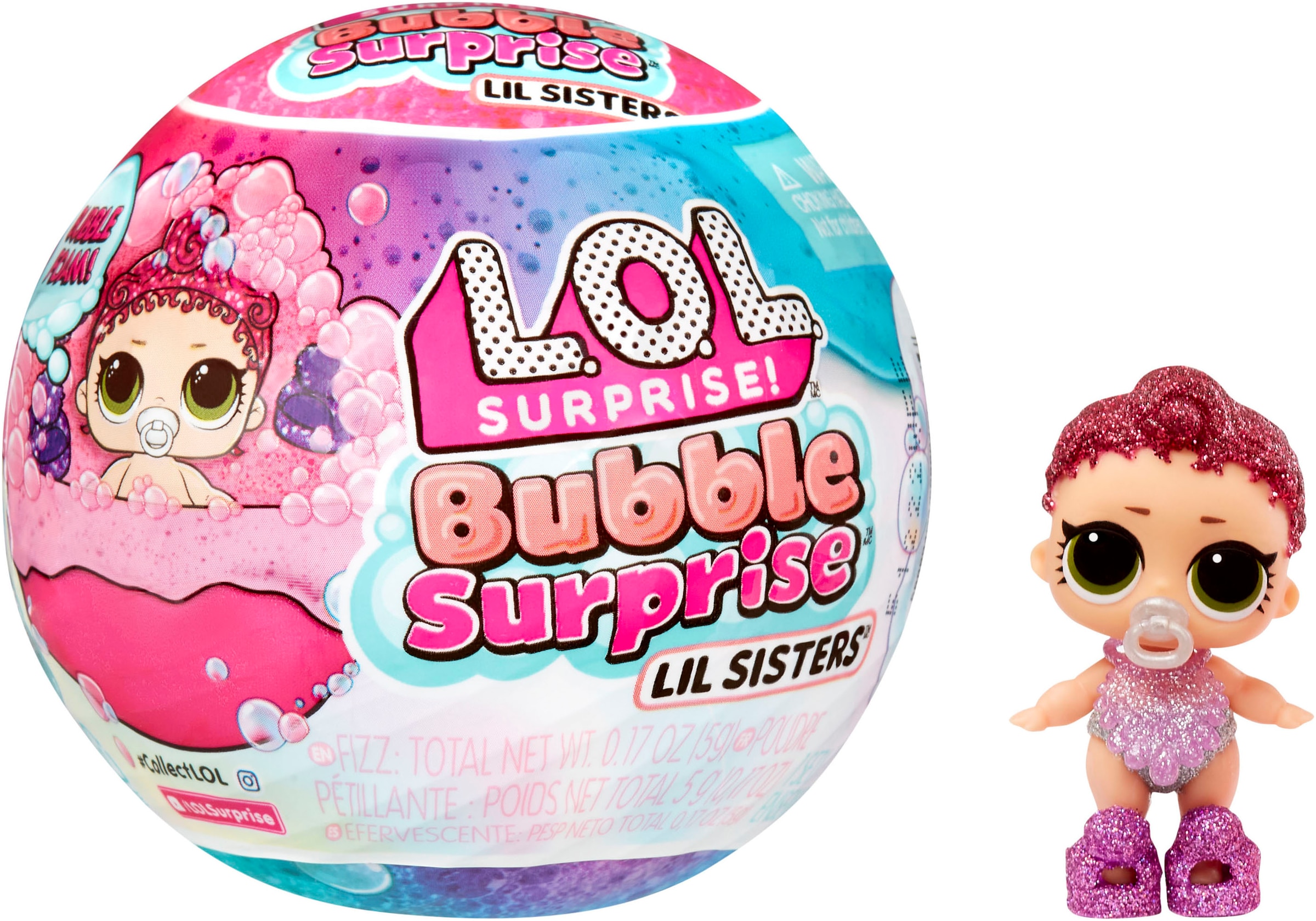 L.O.L. SURPRISE! Anziehpuppe »L.O.L. Surprise Bubble Surprise Lil Sisters«, sortierte Lieferung