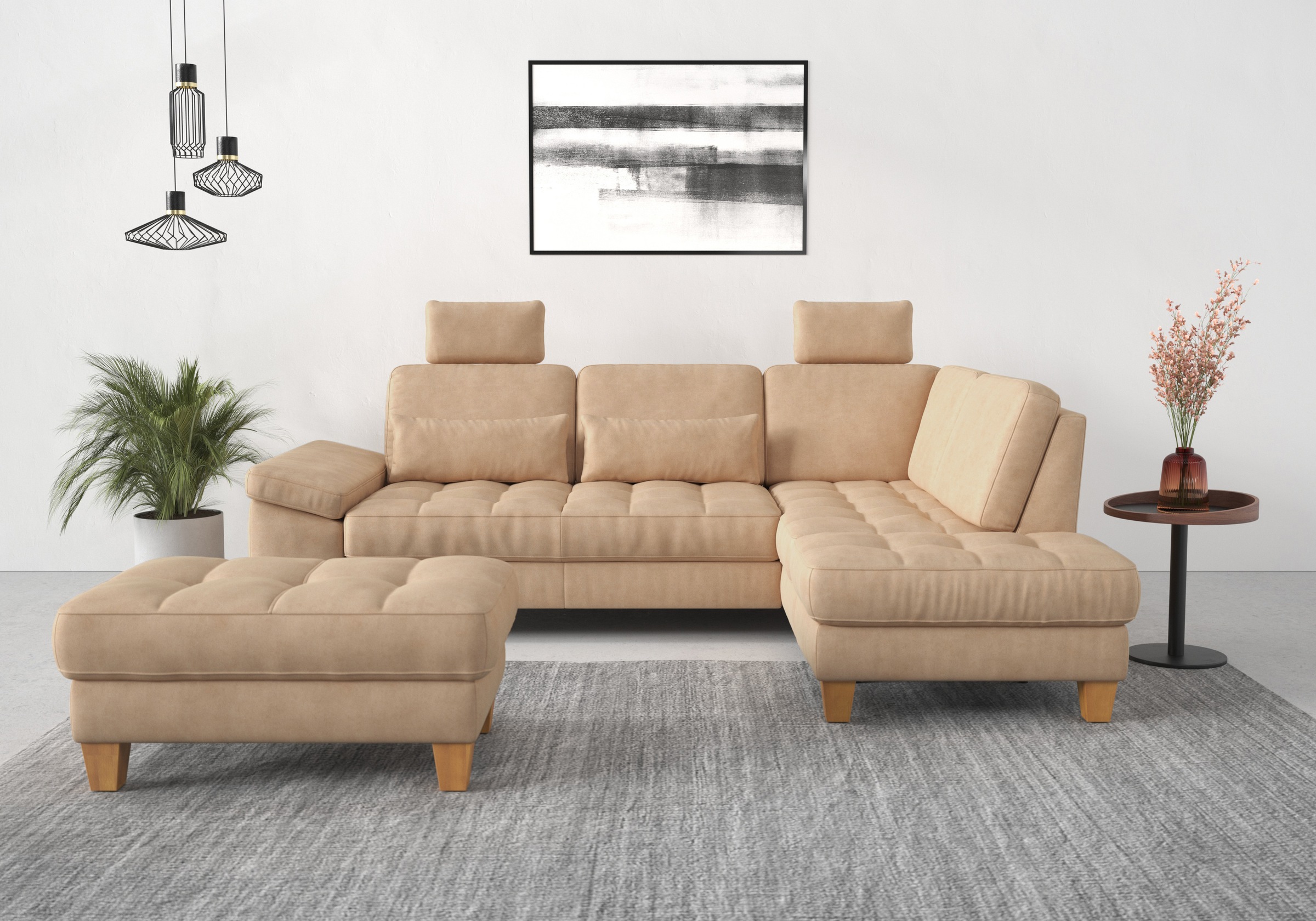 sit&more Stauraumhocker »Westham« wahlewise mit/ohne Federkern