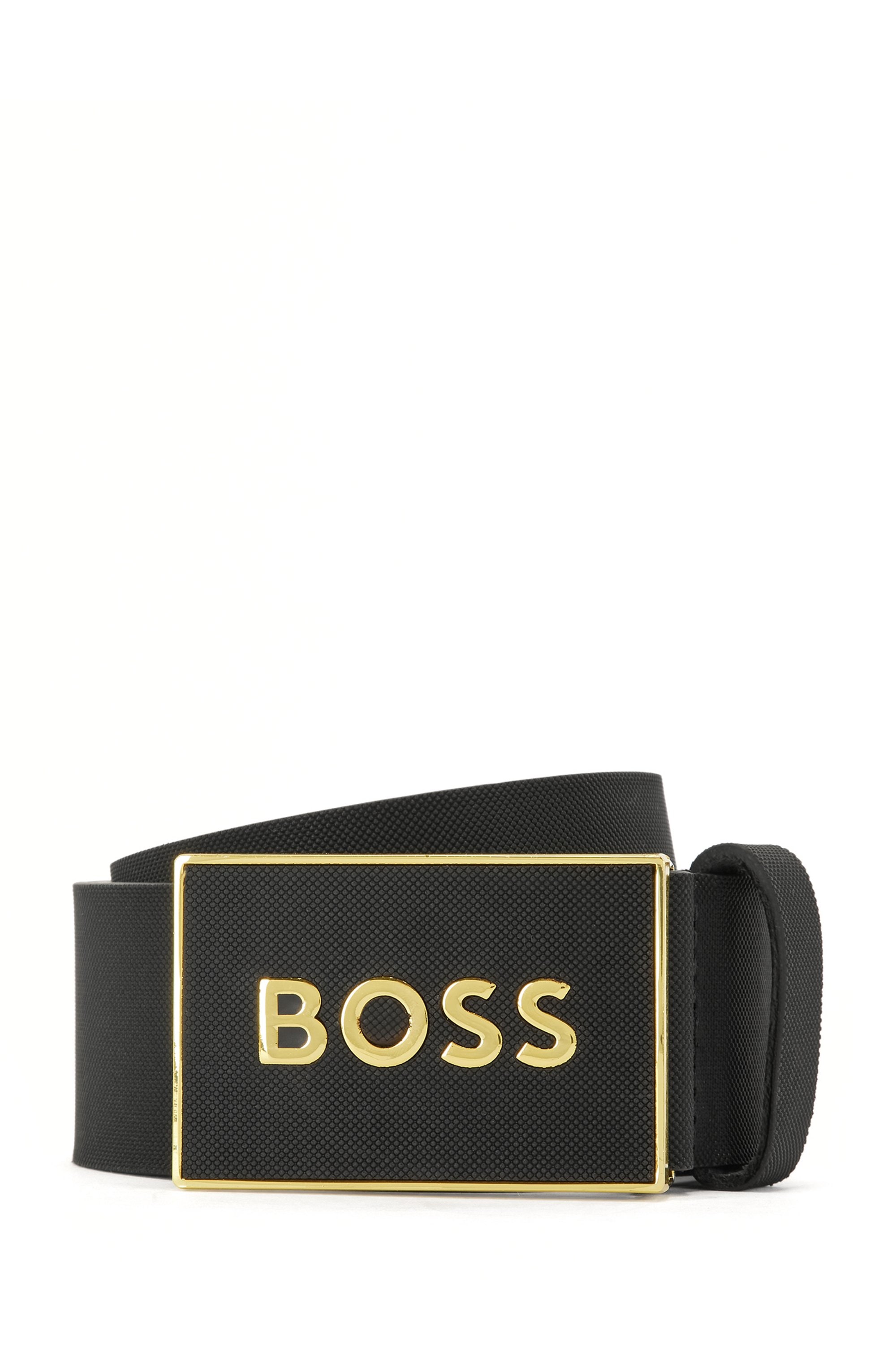 BOSS Ledergürtel »Boss_Icon-S1_Sz40« mit BOSS-Logo-Prägung auf der Koppelschließe