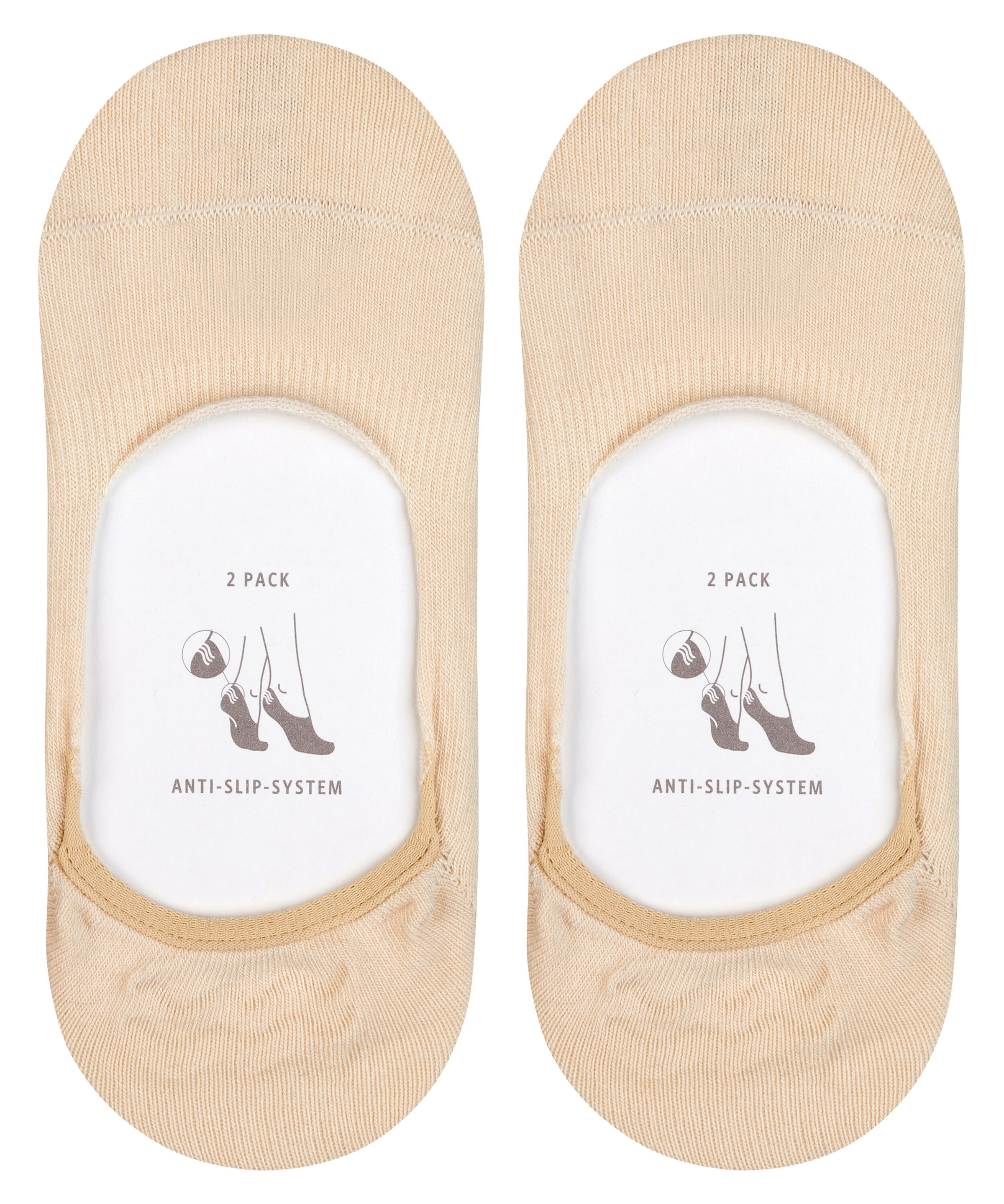Esprit Füßlinge »Cotton« 2 Paar,  elegant, verstärkt und aus weicher Baumwolle, dünn, anti-slip