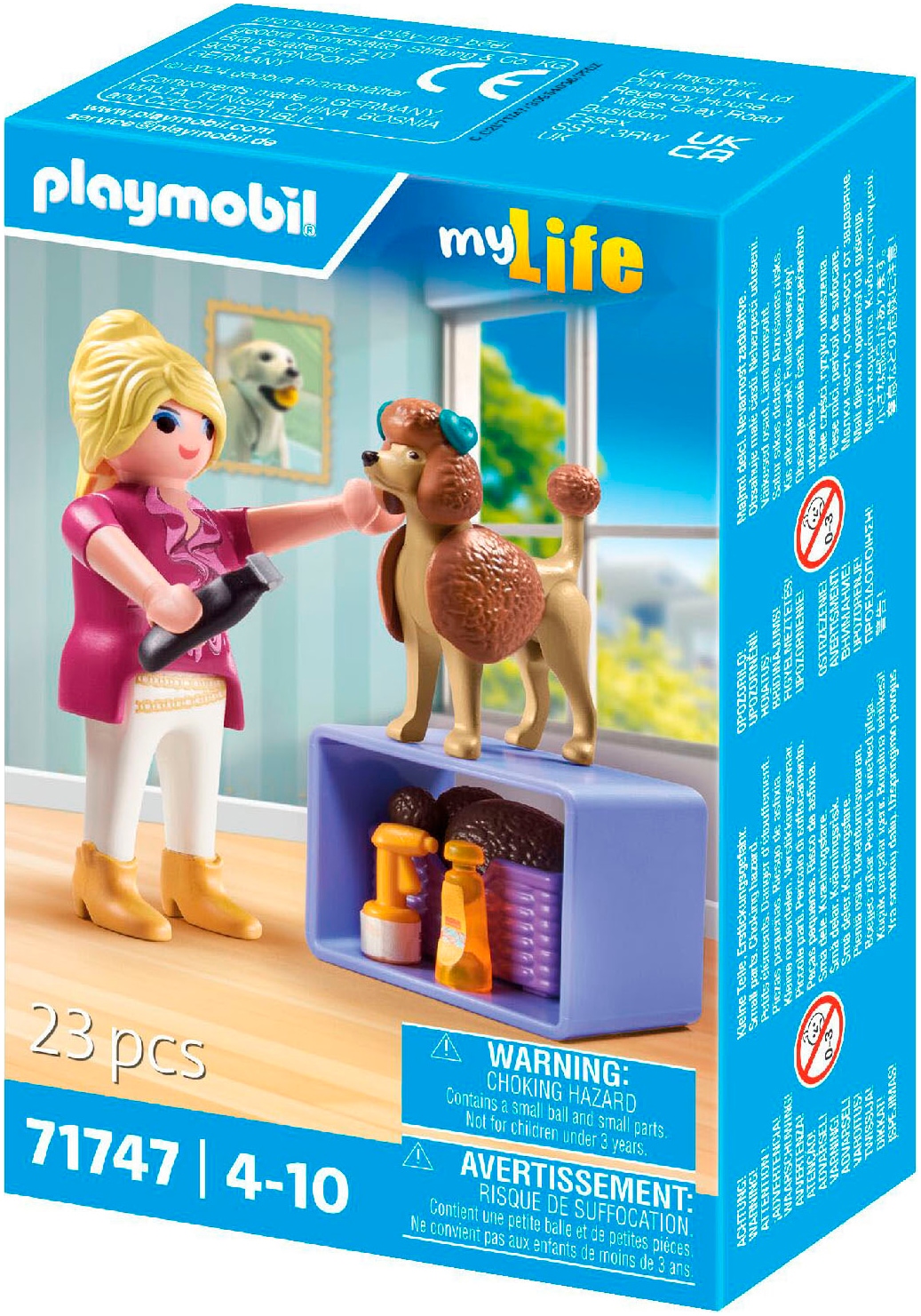 Playmobil® Konstruktions-Spielset »Hundefriseurin (71747), Playmobil My Life«, (23 St.)