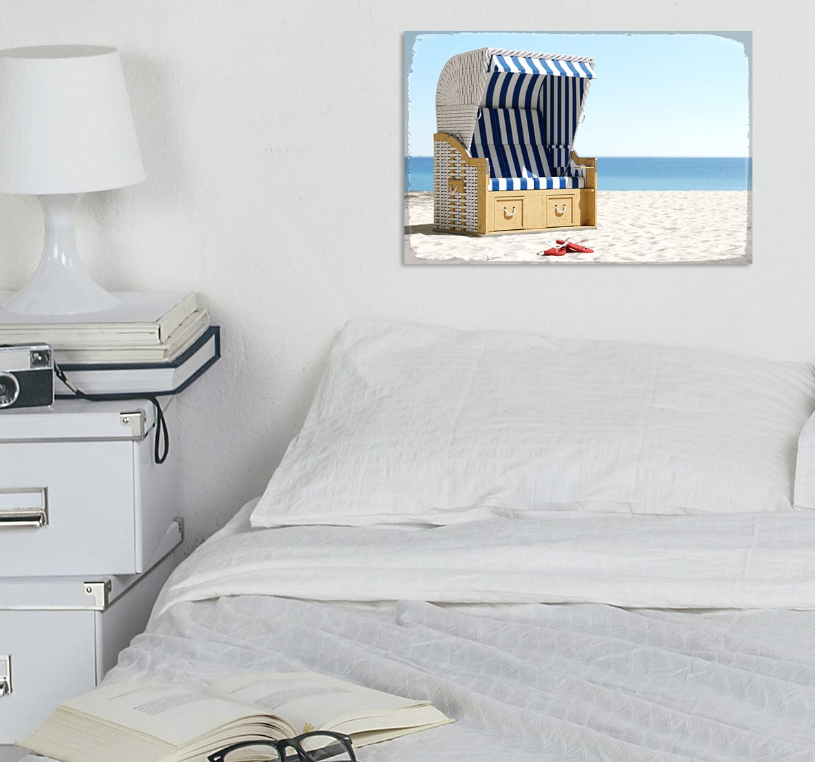 queence Metallbild »Beach Day«, Strand, (1 St.)