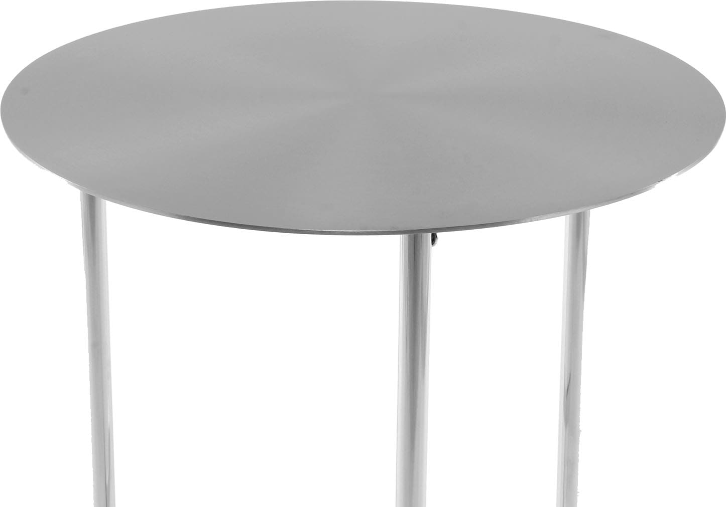 Kayoom Beistelltisch »Pero 125, Minimalistisches Design, Passt zu jedem Einrichtungsstil«, (1 St.), Gestelldesign aus Edelstahl, runde Ablagefläche, minimalistisch