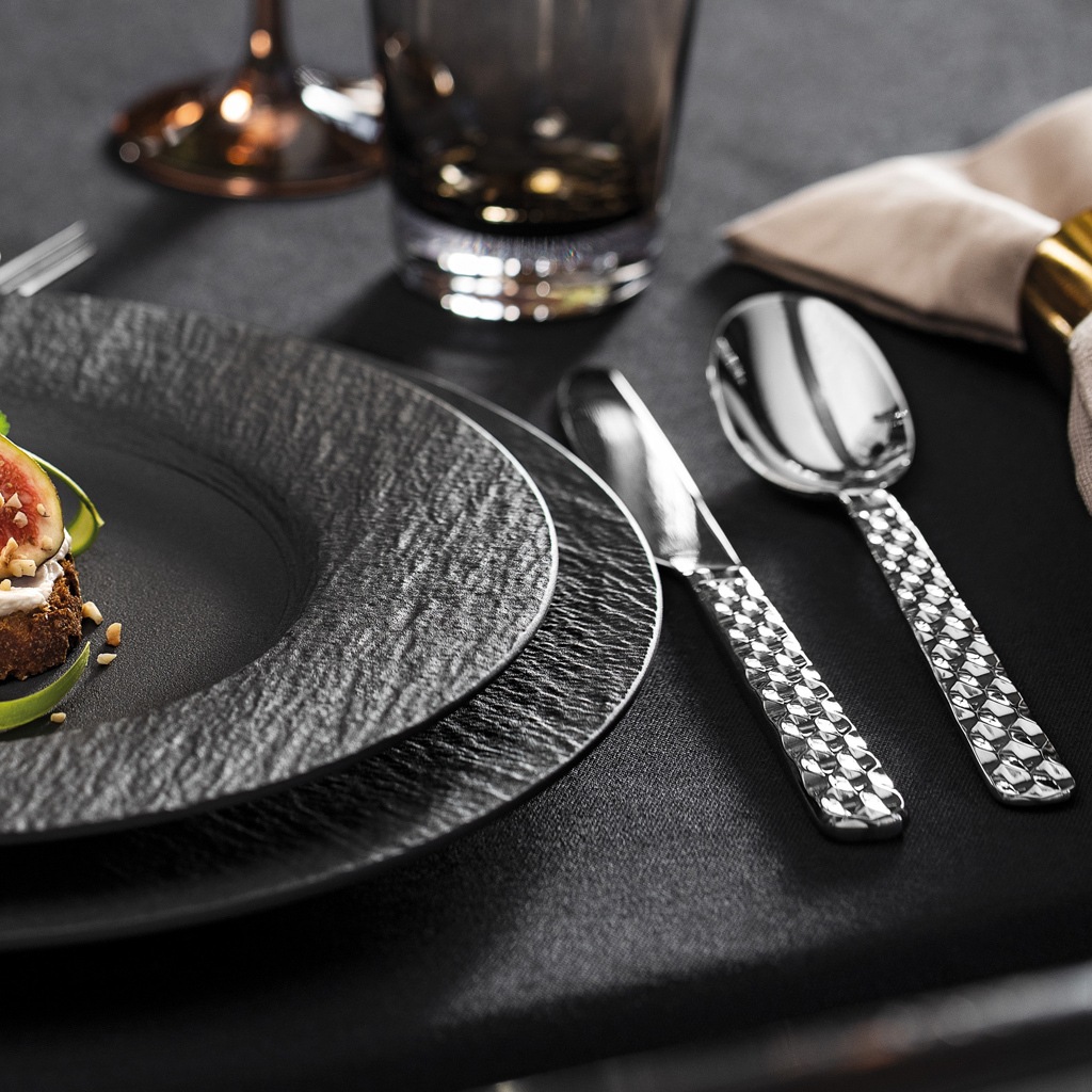 Villeroy & Boch Tafelmesser »Tafelmesser Boston 237 mm 6er Set silber« Spülmaschinenfest