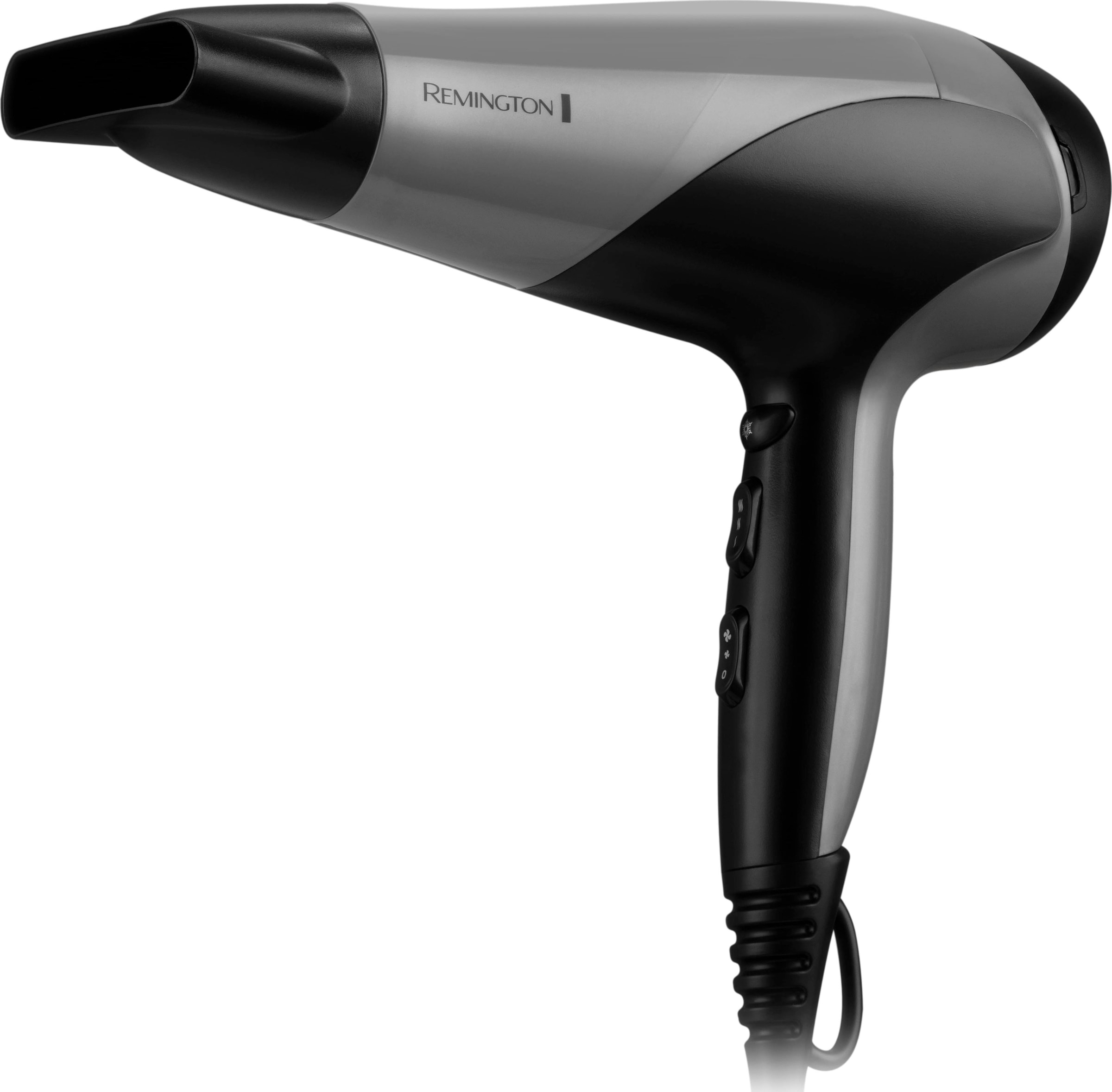 Remington Ionic-Haartrockner »Ionic Dry 2200 D3190S«, 2200 W, 2 Aufsätze, Schnelles, effizientes Styling, Ionenpflege, Stylingdüse & Diffusor
