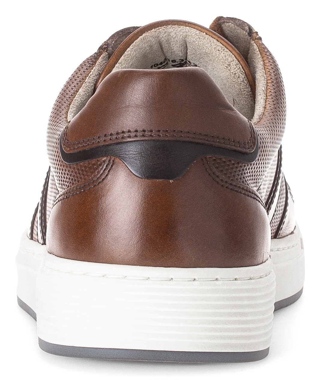 Pius Gabor Sneaker, Freizeitschuh, Halbschuh, Schnürer mit Kontrastbesätze, Weite G
