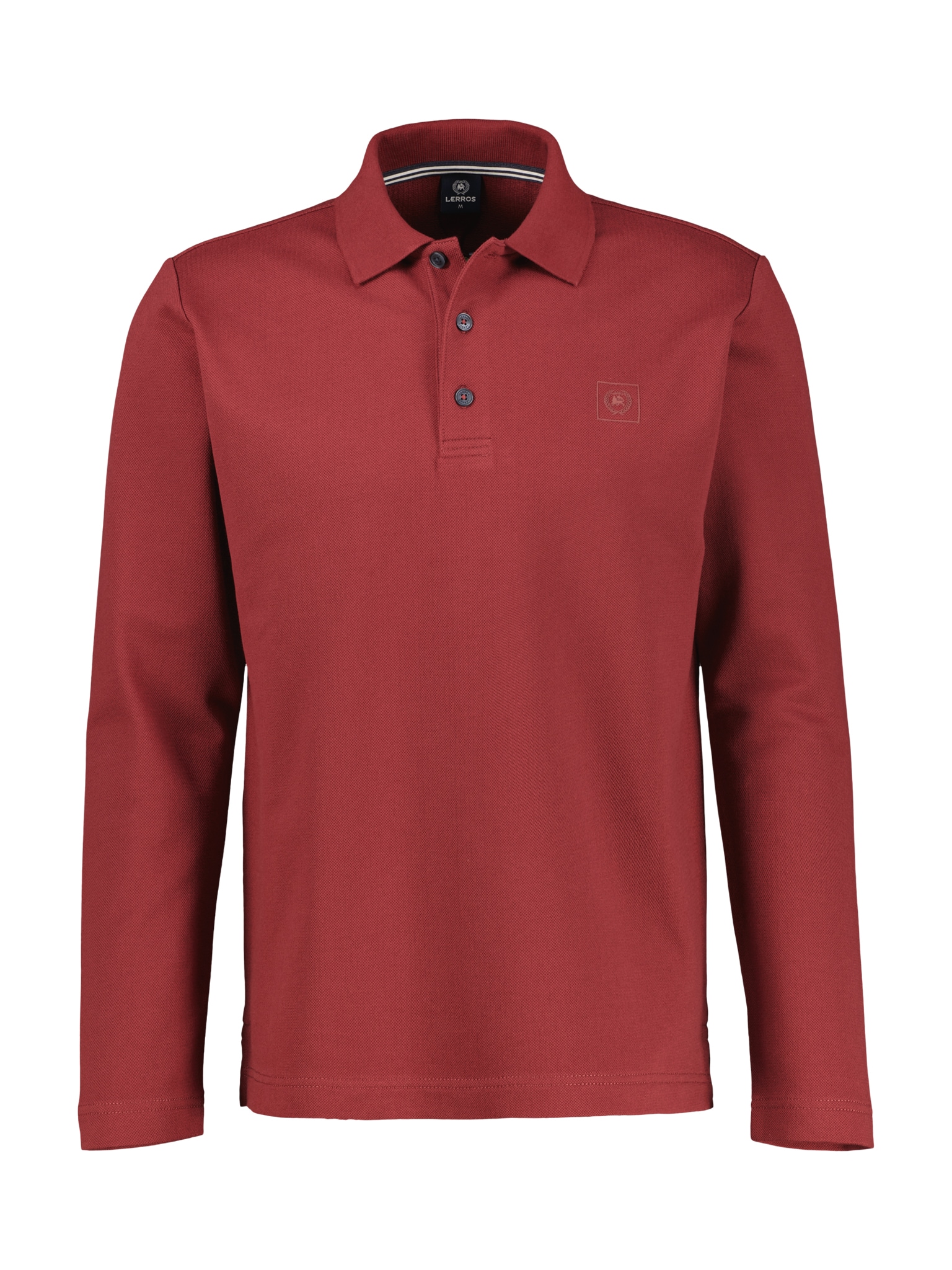 LERROS Langarmshirt mit Polo-Kragen