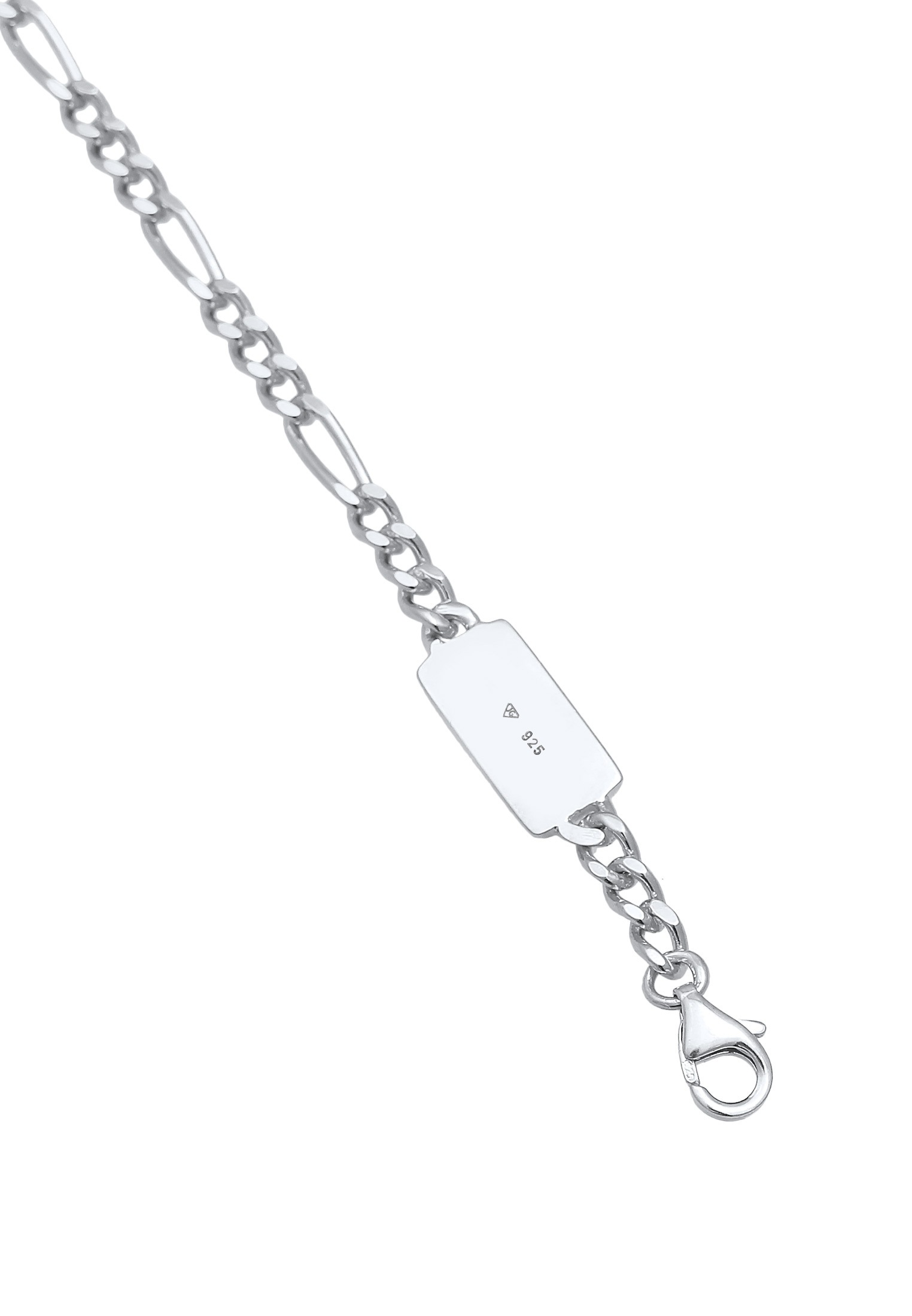 Kuzzoi Silberkette »Halskette Herren Ketten Set Figaro Venezia 925 Silber«