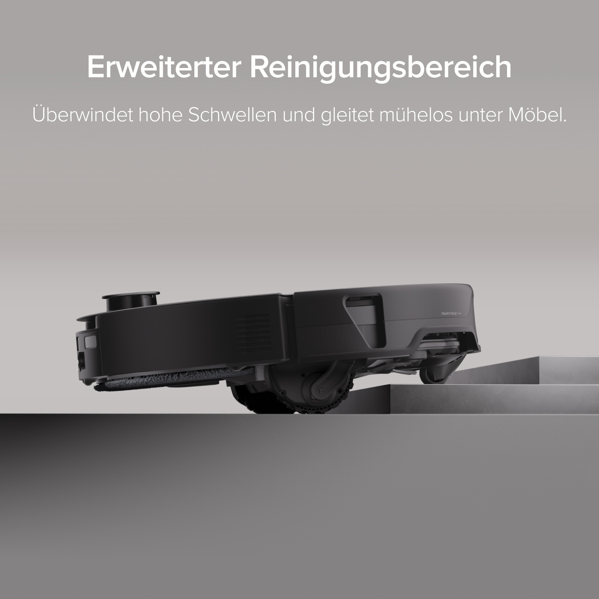 Roborock Nass-Trocken-Saugroboter »Saros 20 Neo« Dual Spinning Mops, FlexiArm™,  selbstreinigende Dockingstation