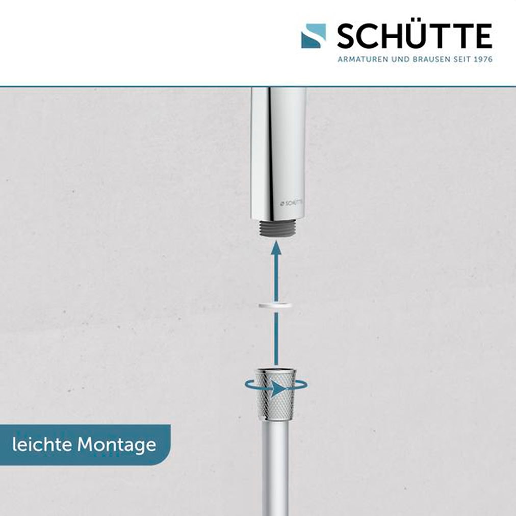 Schütte Stangenbrause-Set »RAVENNA«, (1 tlg.), 3-fach verstellbar / Antikalk / wassersparend
