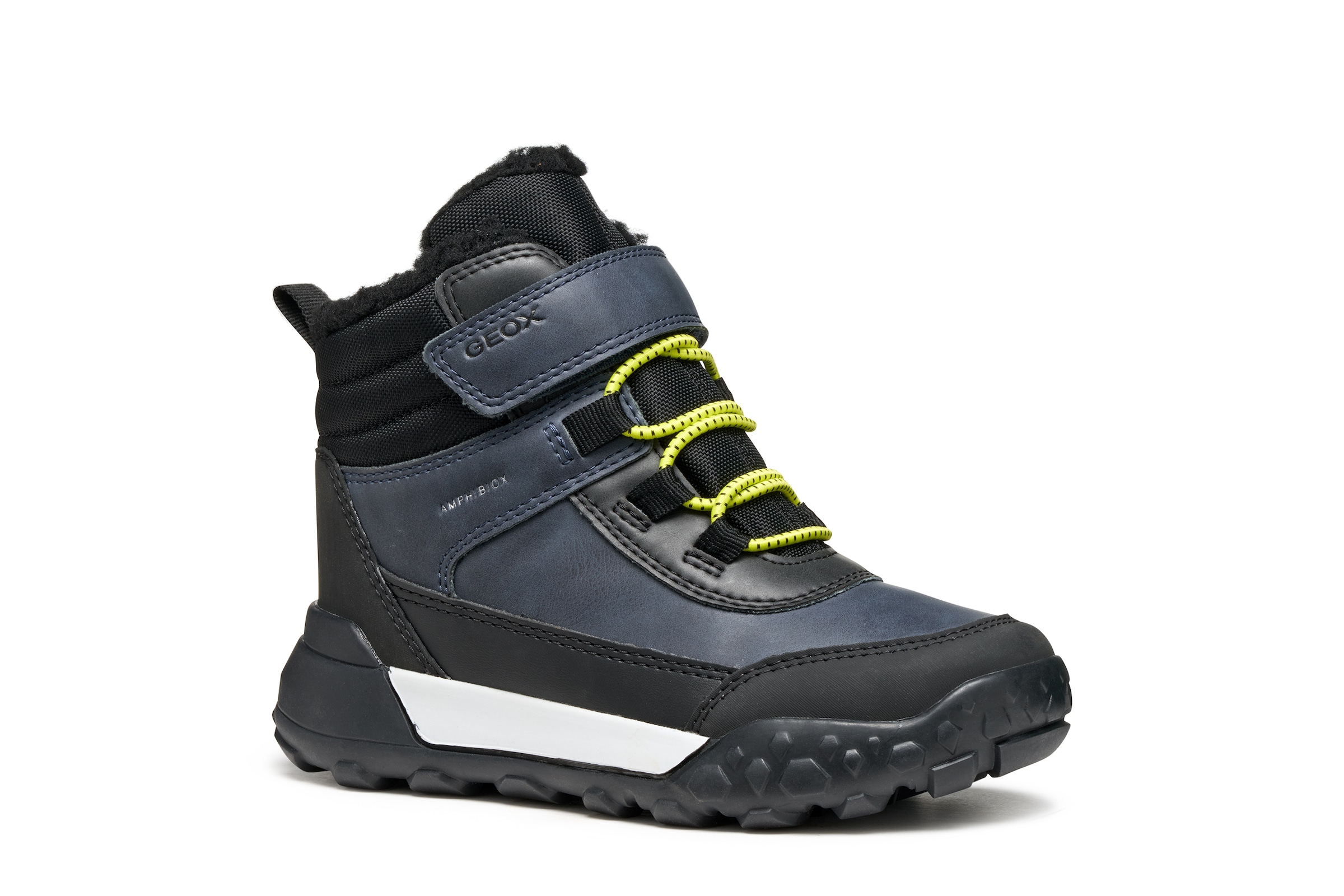 Geox Winterboots »J TREKKYUP BOY B ABX«  Freizeitstiefel mit Warmfutter, Größenschablone zum Download