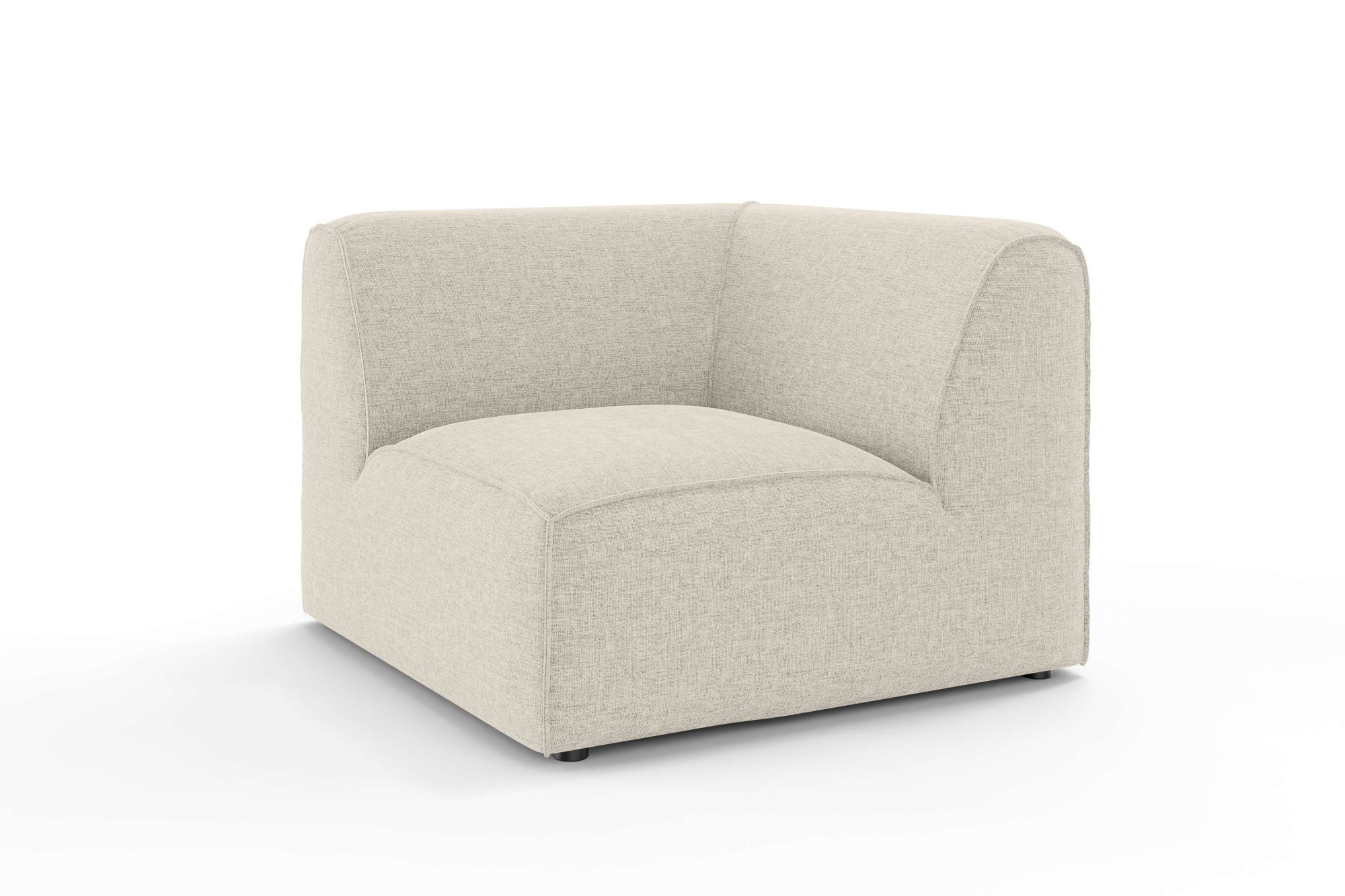RAUM.ID Sofa-Eckelement »Merid, Sofaelement, Maße B/T/H: 97/97/46 cm« als Modul oder separat verwendbar, für individuelle Zusammenstellung