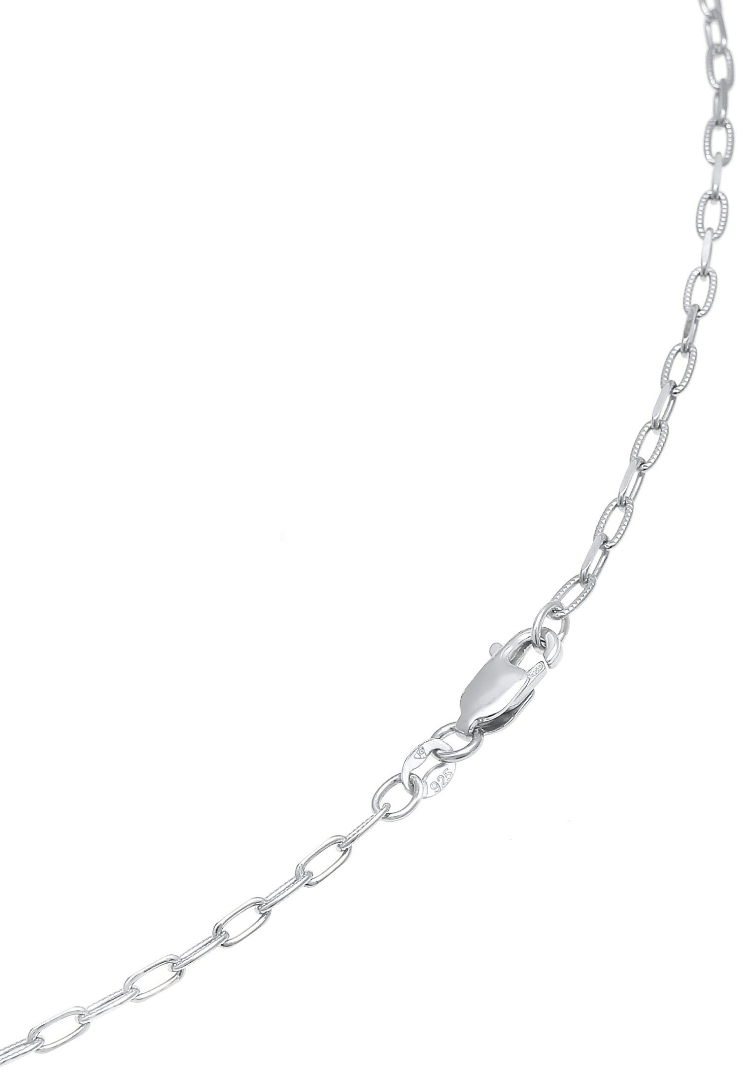Elli Choker »Halskette Choker Gliederkette Oval Trend 925 Silber«