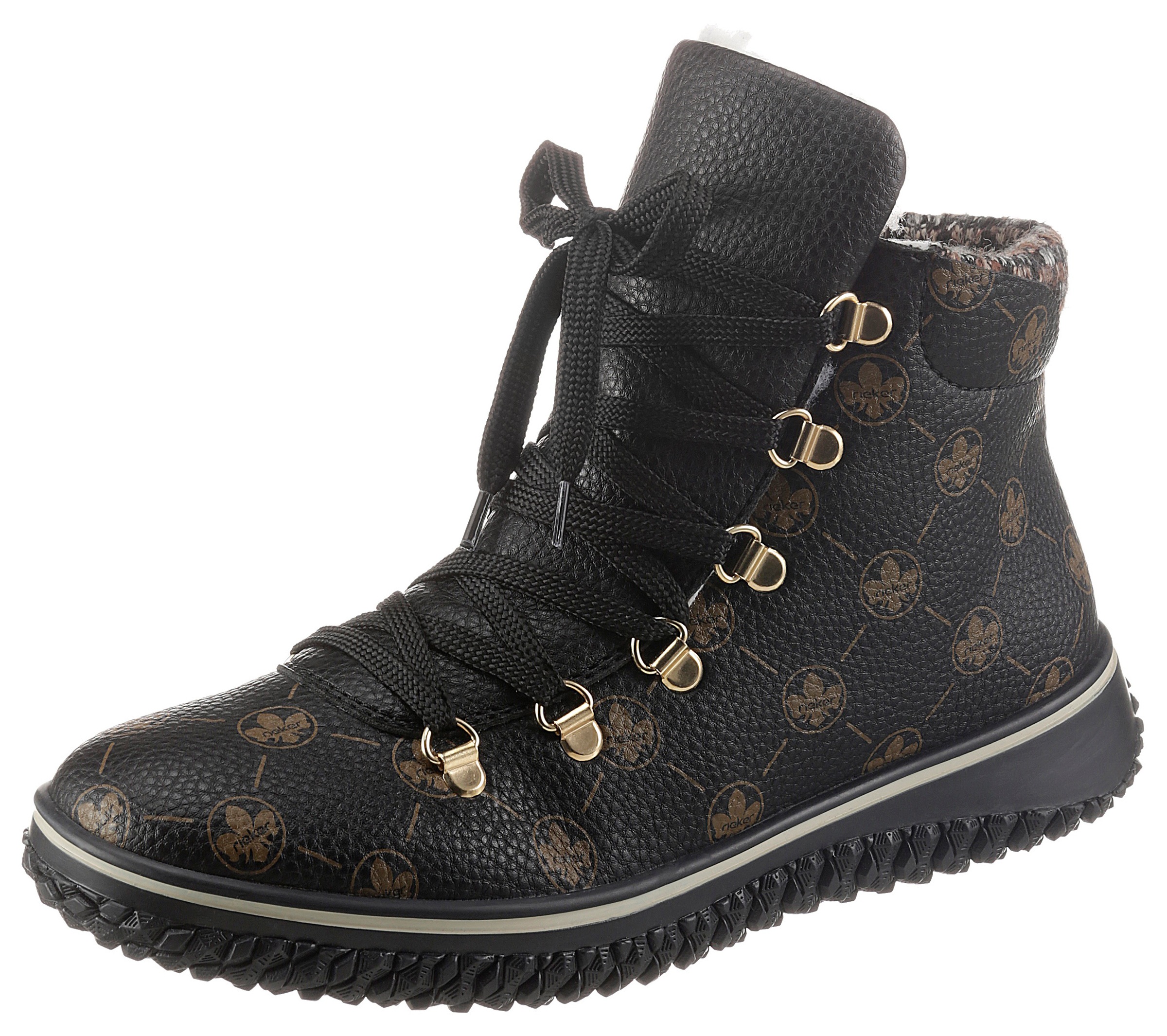 Rieker Winterboots, Mit Schnürung und Innenreißverschluss für leichten Einstieg