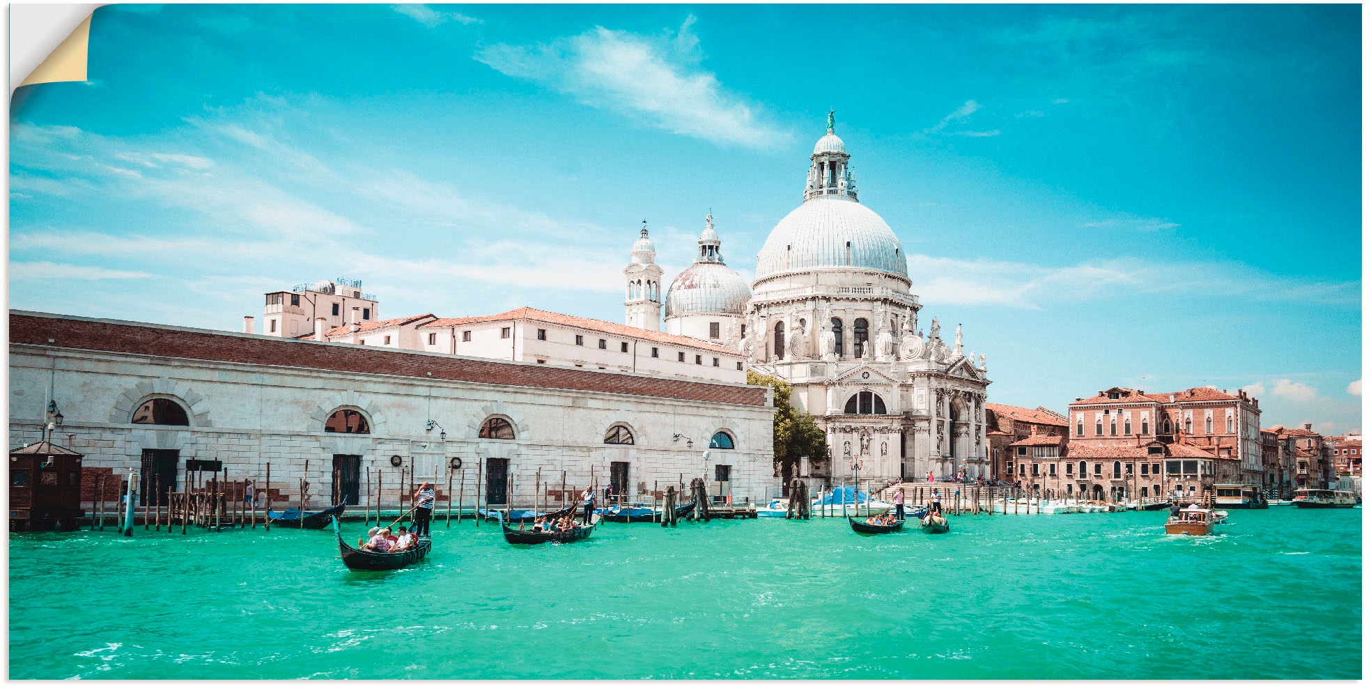 Artland Wandbild »Venedig Santa Maria della Salute I«, Italien, (1 St.),  als Alubild, Leinwandbild, Wandaufkleber oder Poster in versch. Größen  kaufen online bei OTTO
